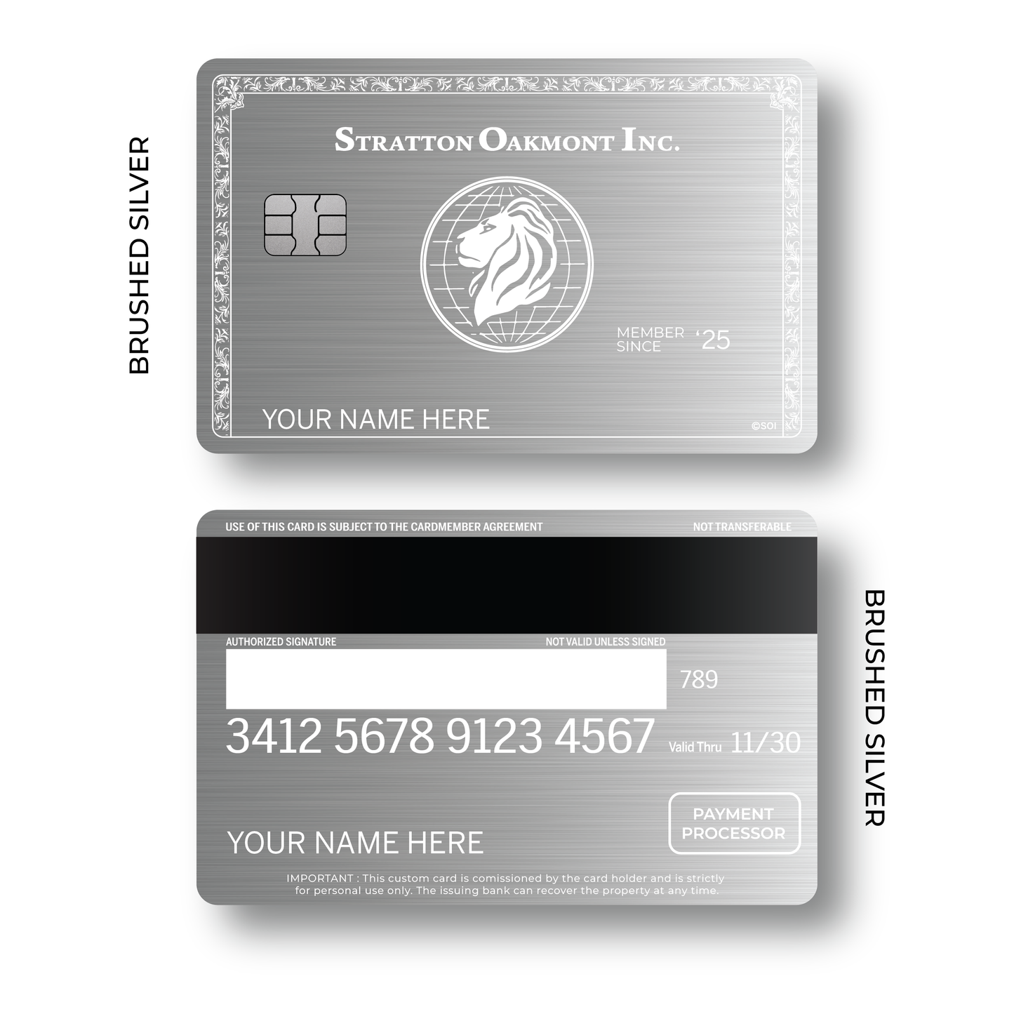 Metal Card Straton Oakmont