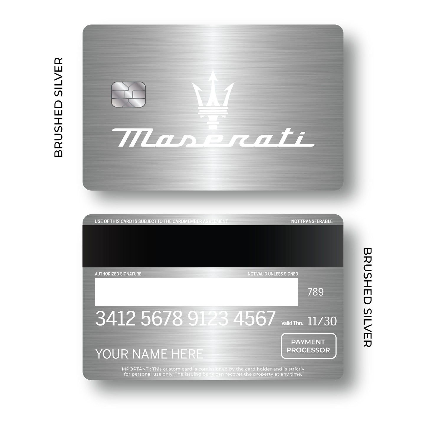 Metal Card Maseratí