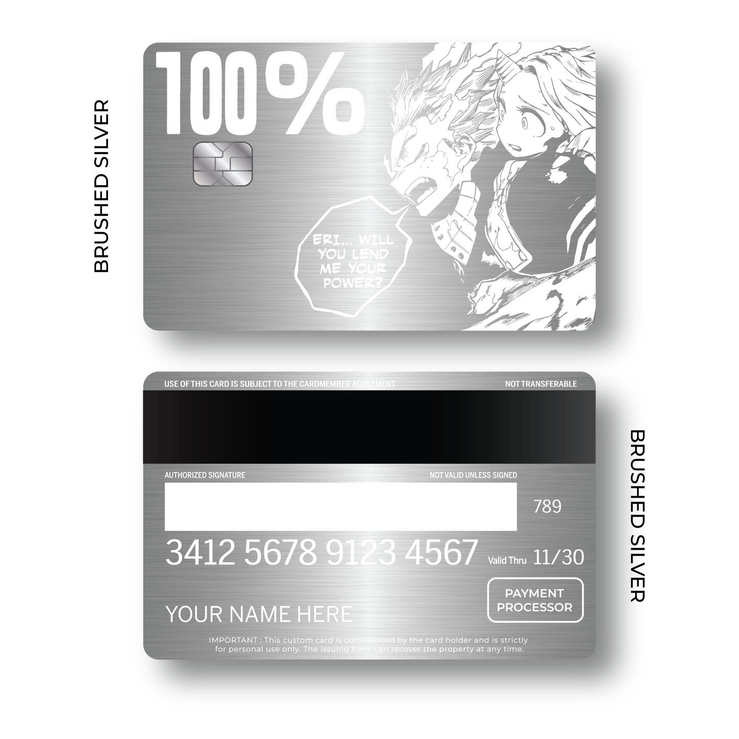 Metal Card Midoriya and Eri