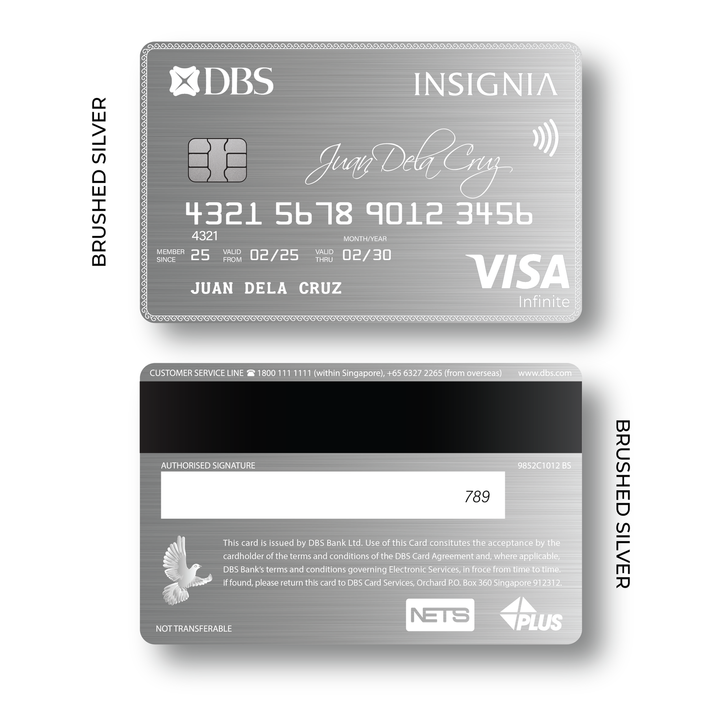 Metal Card DBS Insignia