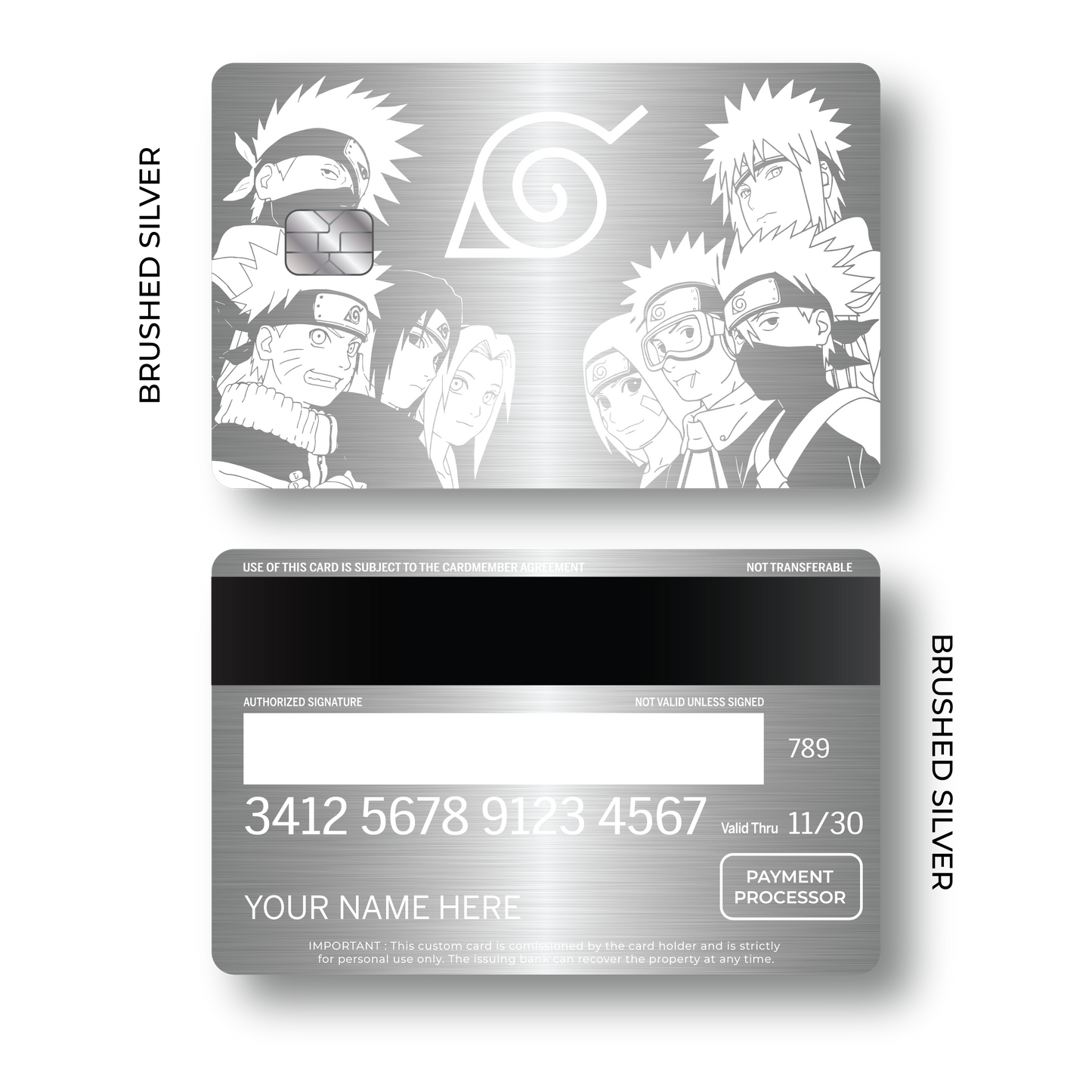 Metal Card Naruto Group