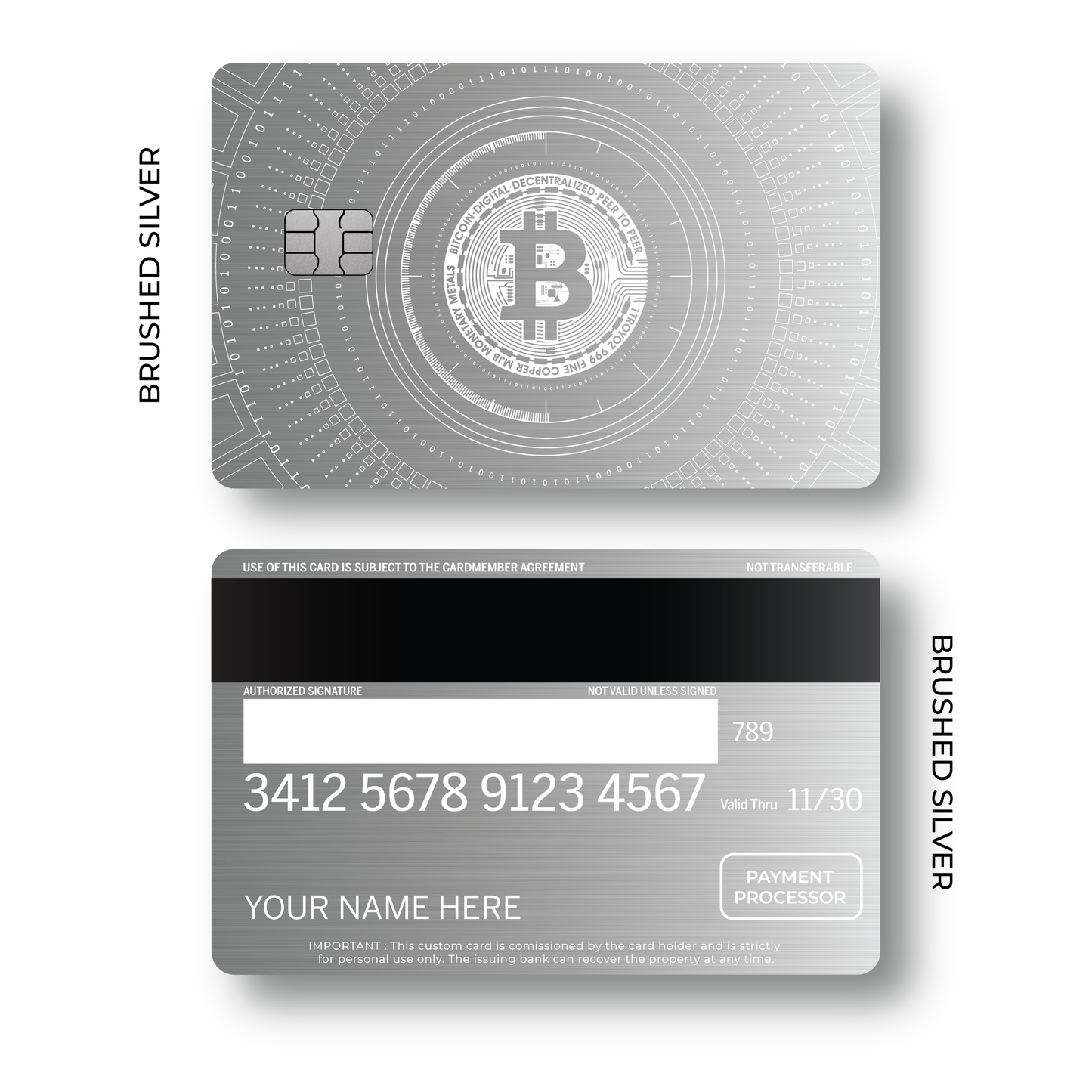 Metal Card Bitcoin V2