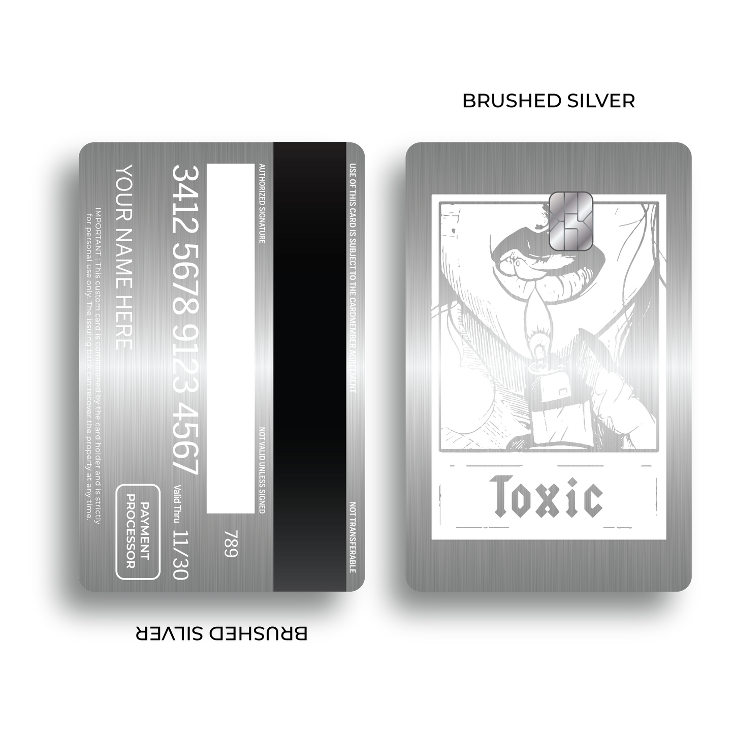 Metal Card Toxic Love