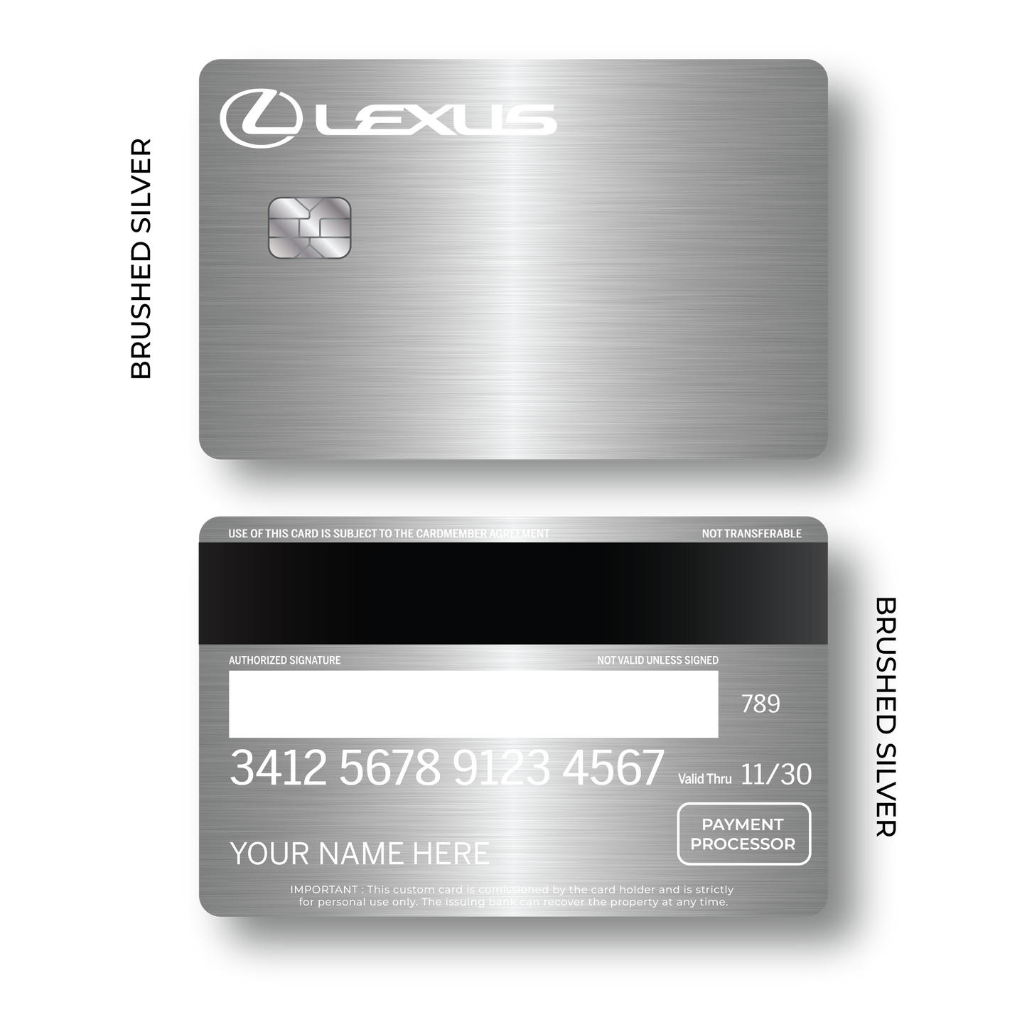 Metal Card Lexus