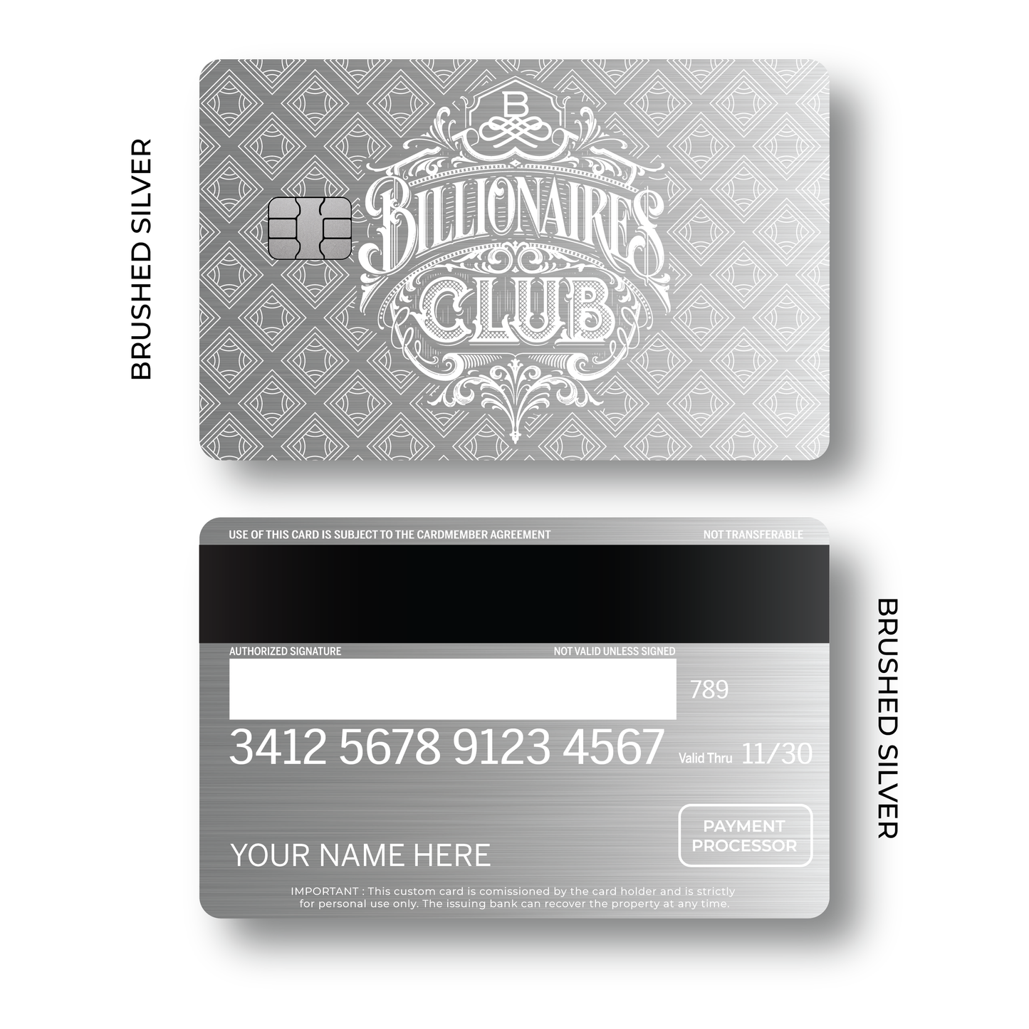Metal Card Billionaires Club