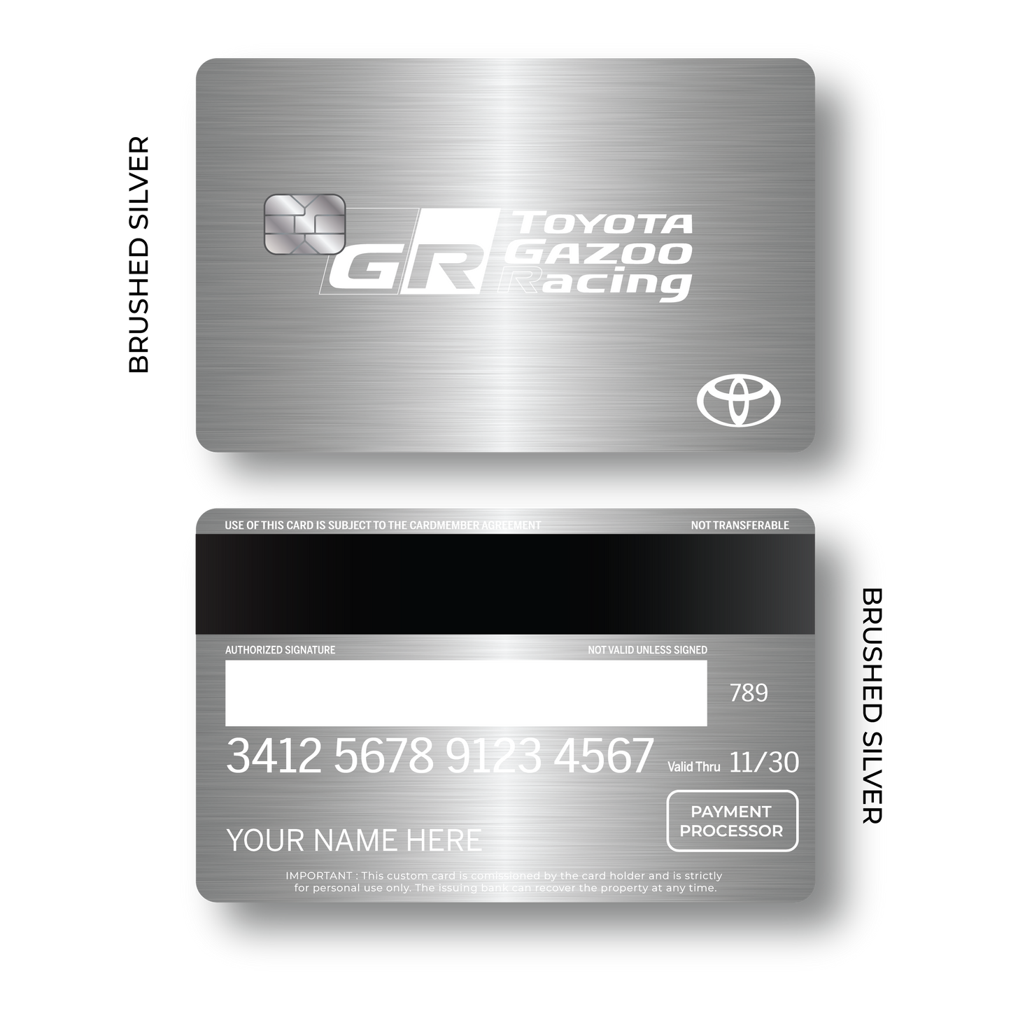 Metal Card Tóyota
