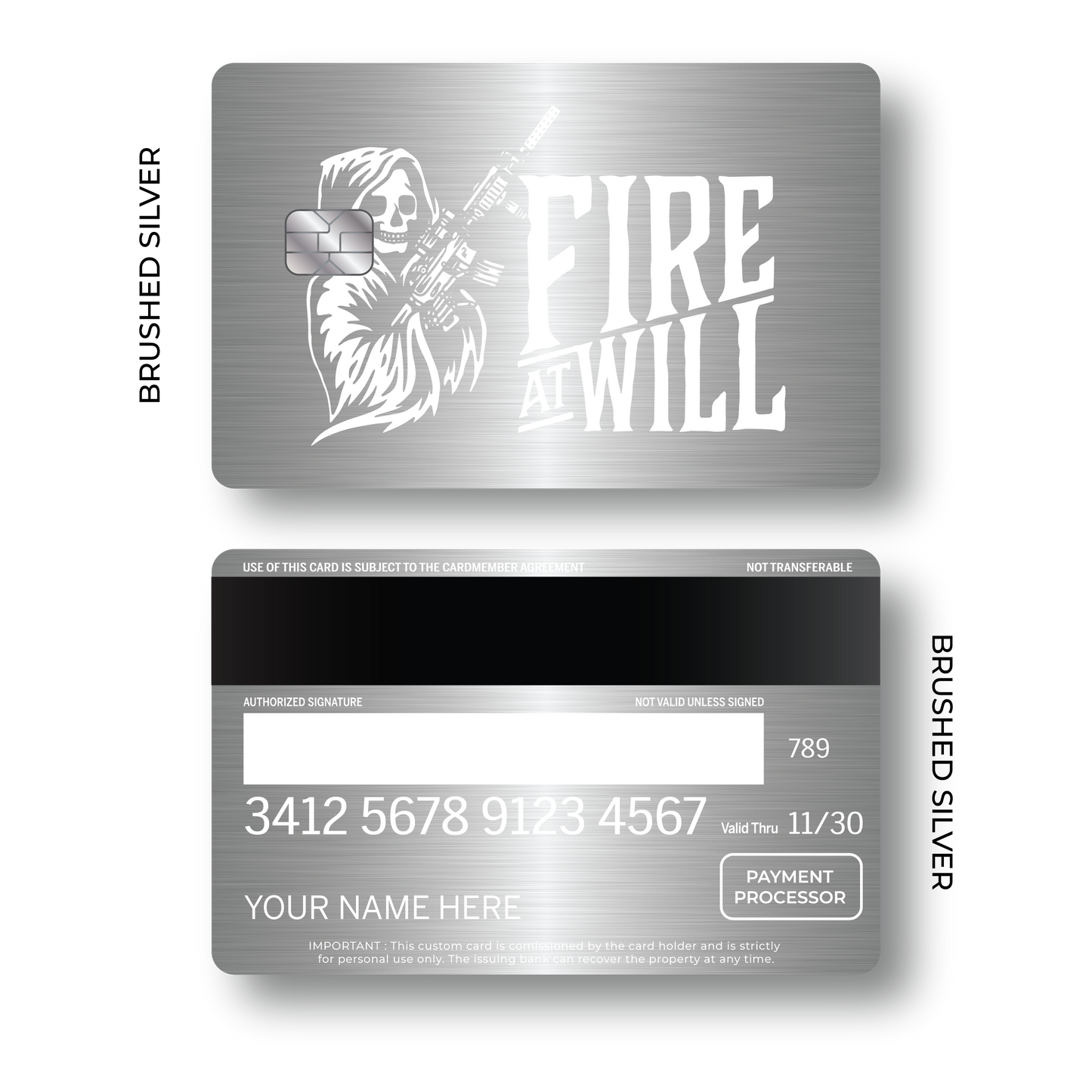 Metal Card Fire at Will