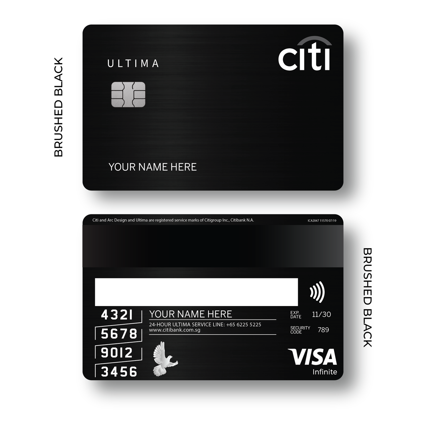 Metal Card CITI Ultima V2