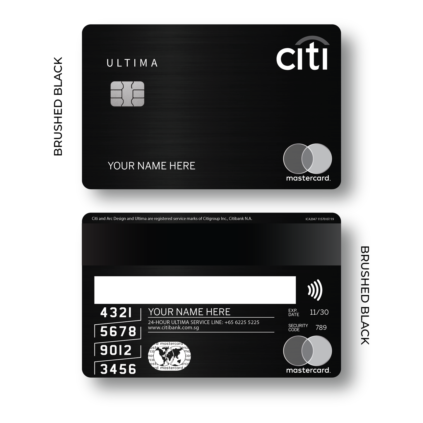 Metal Card CITI Ultima V2