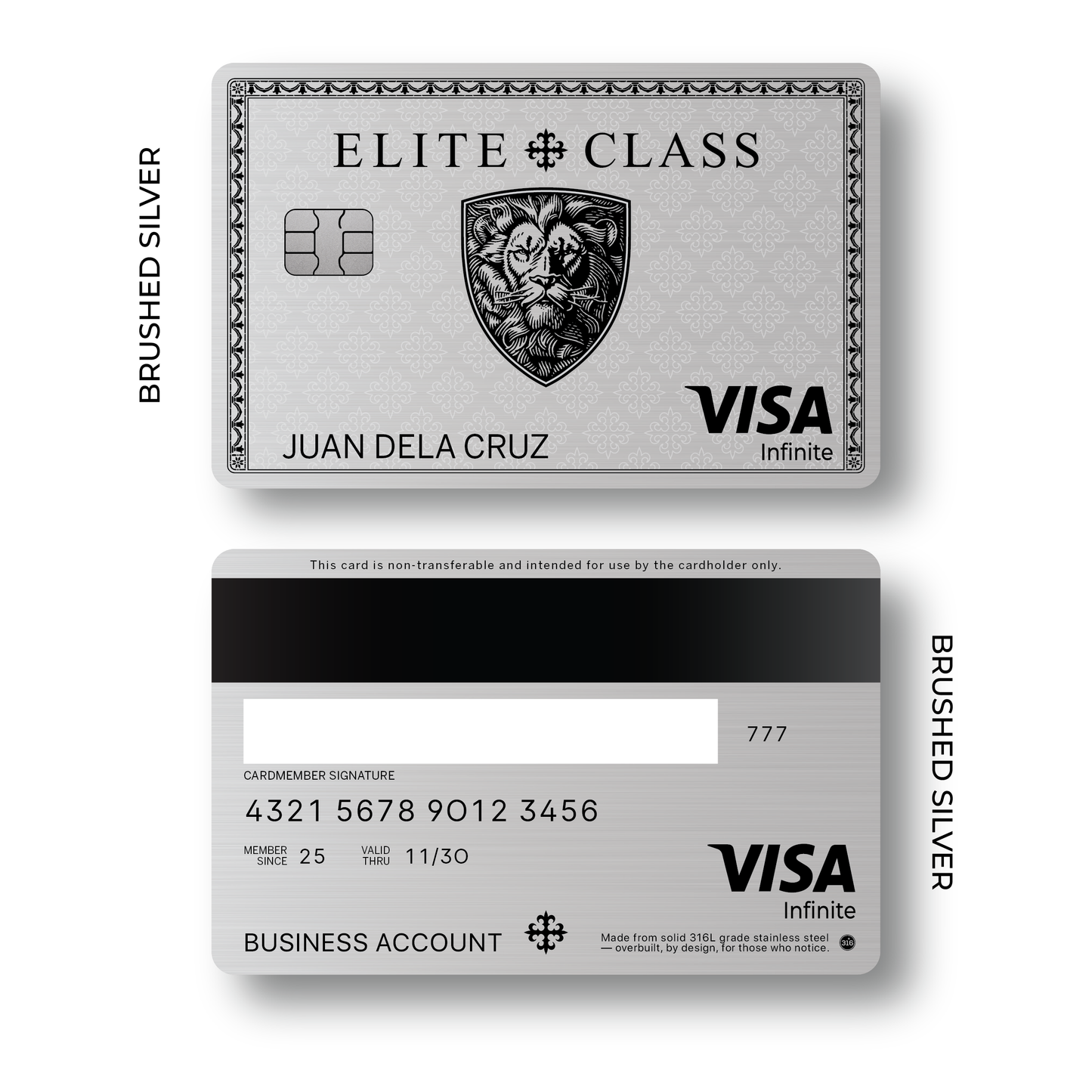 Metal Card Elite Class