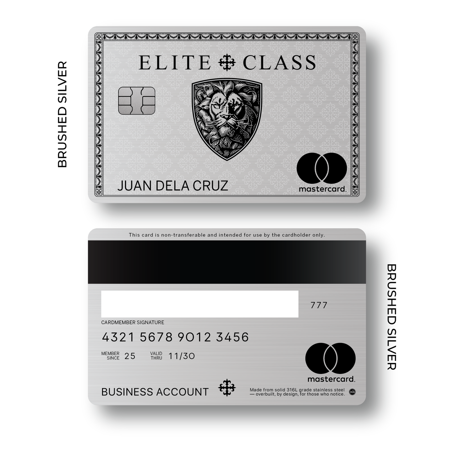 Metal Card Elite Class
