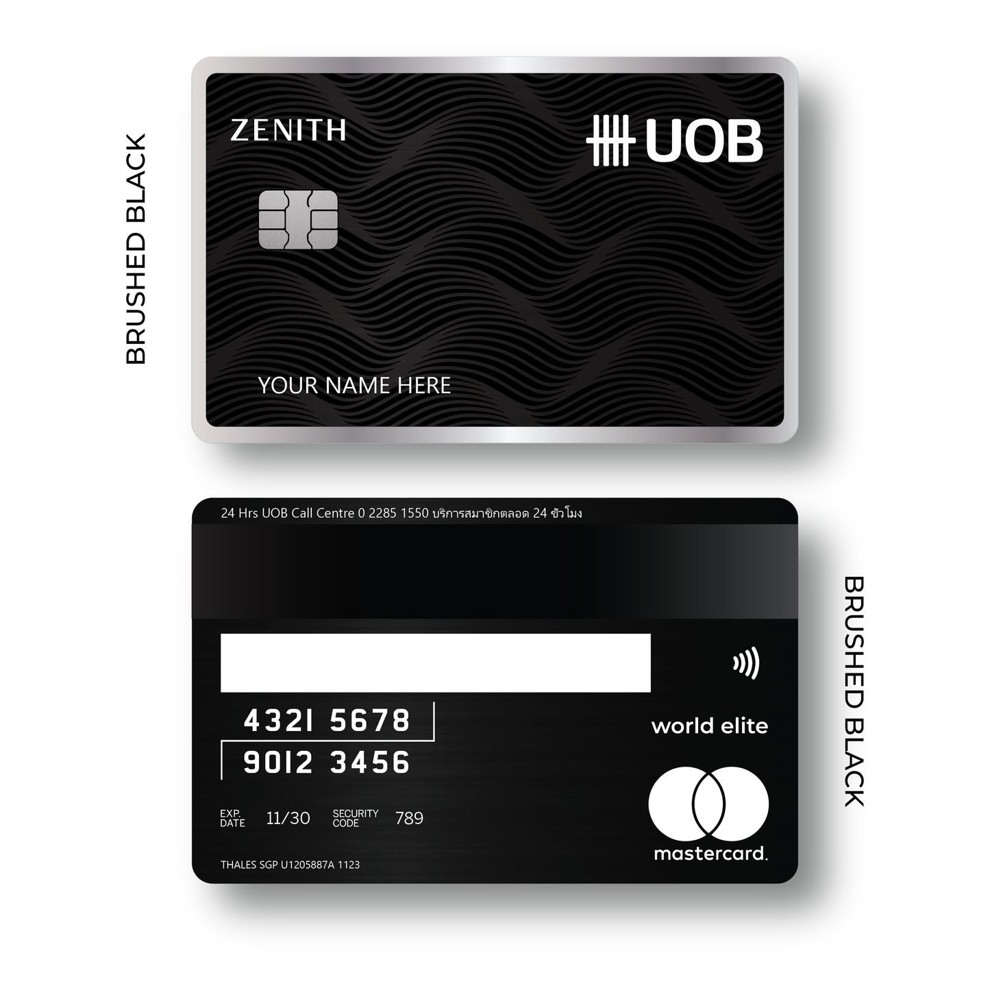 Metal Card UOB Zenith