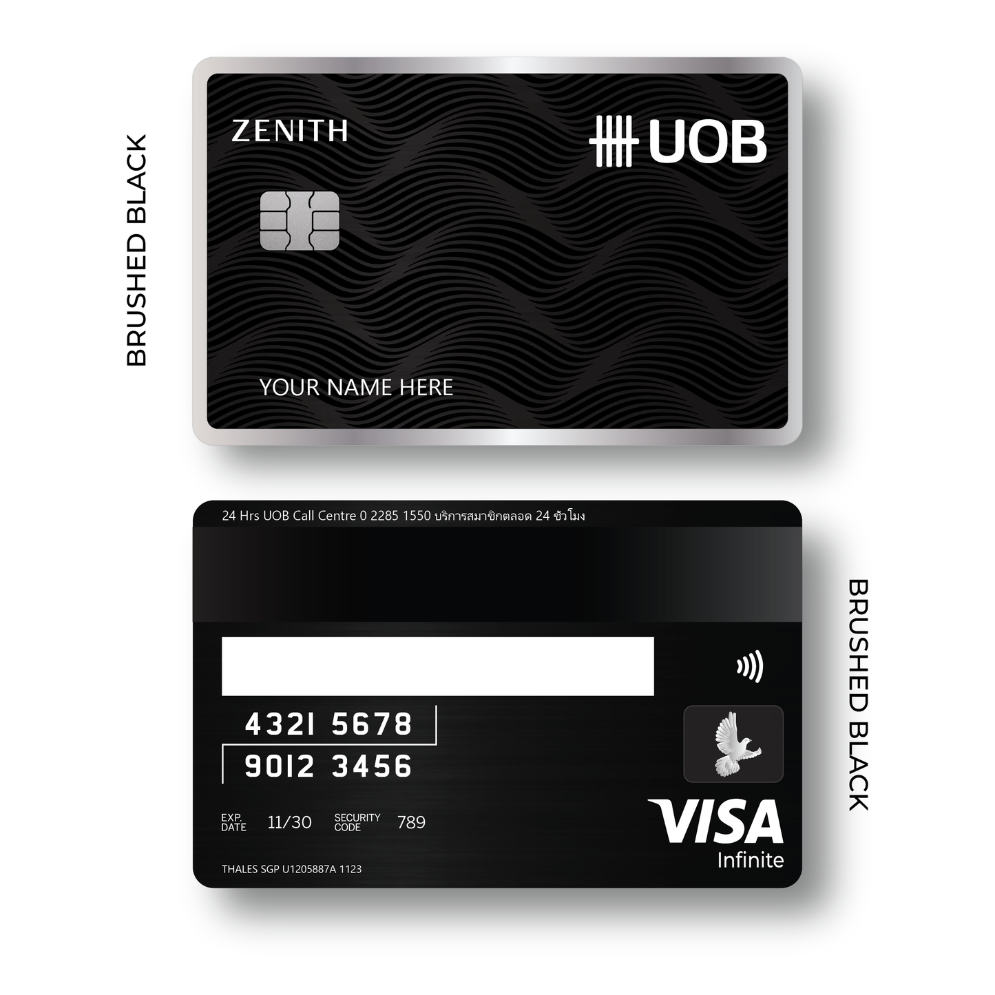 Metal Card UOB Zenith
