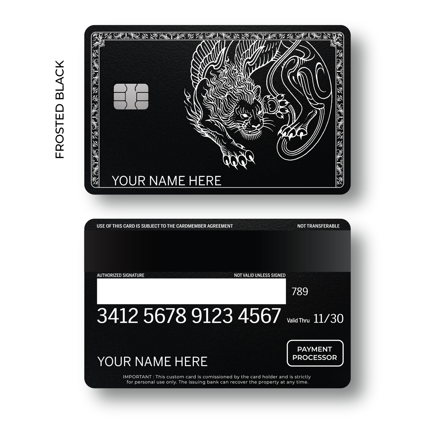Metal Card The Alpha