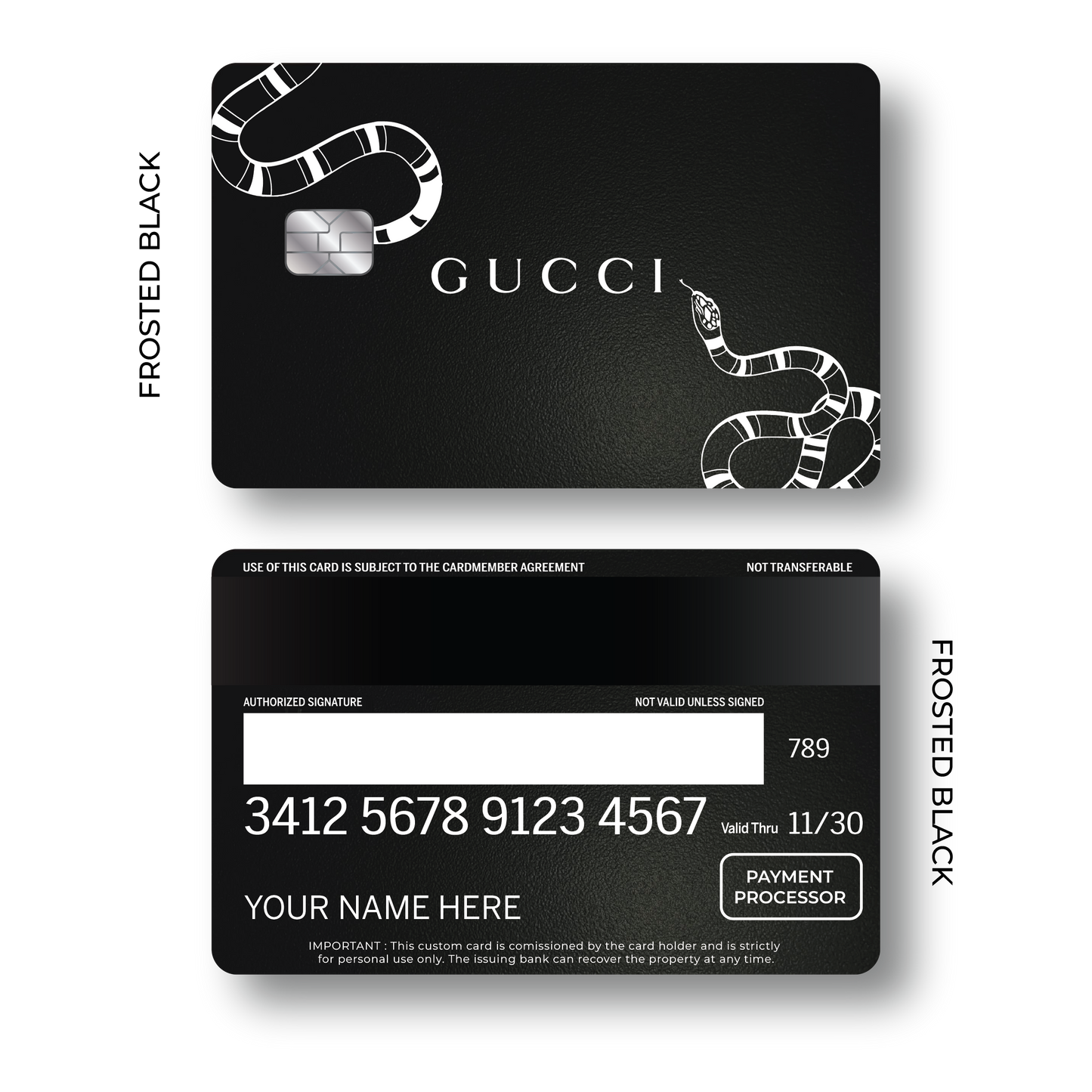 Metal Card Guccí