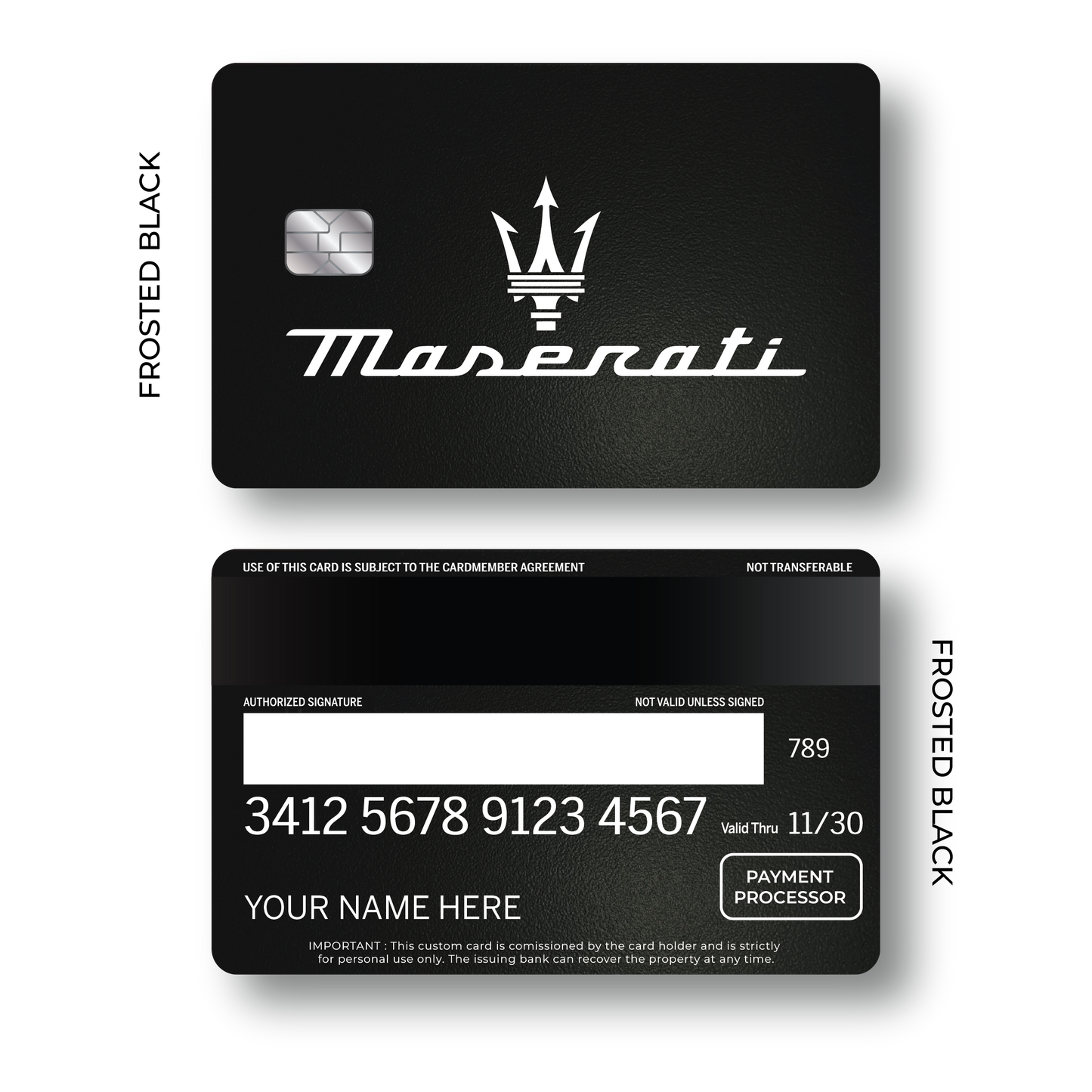 Metal Card Maseratí