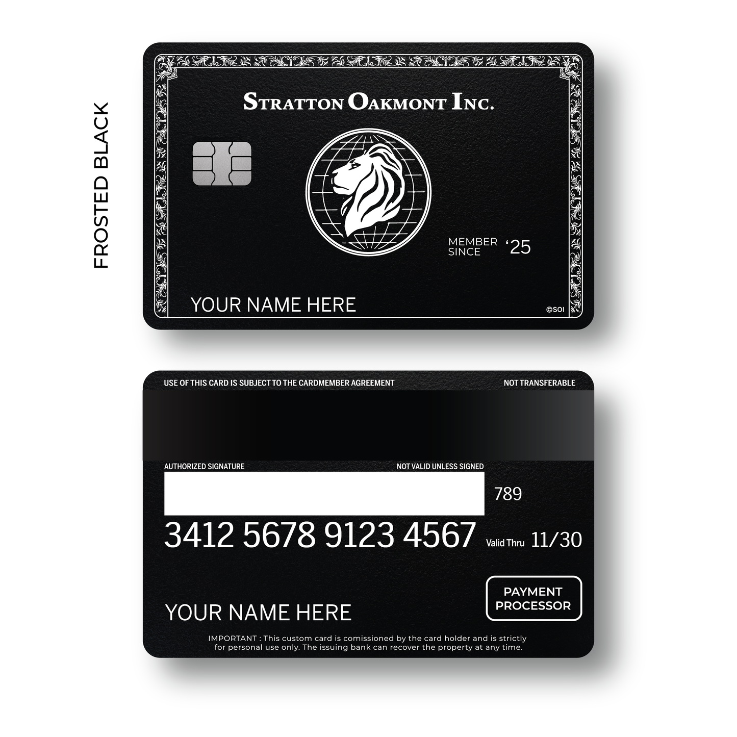 Metal Card Straton Oakmont