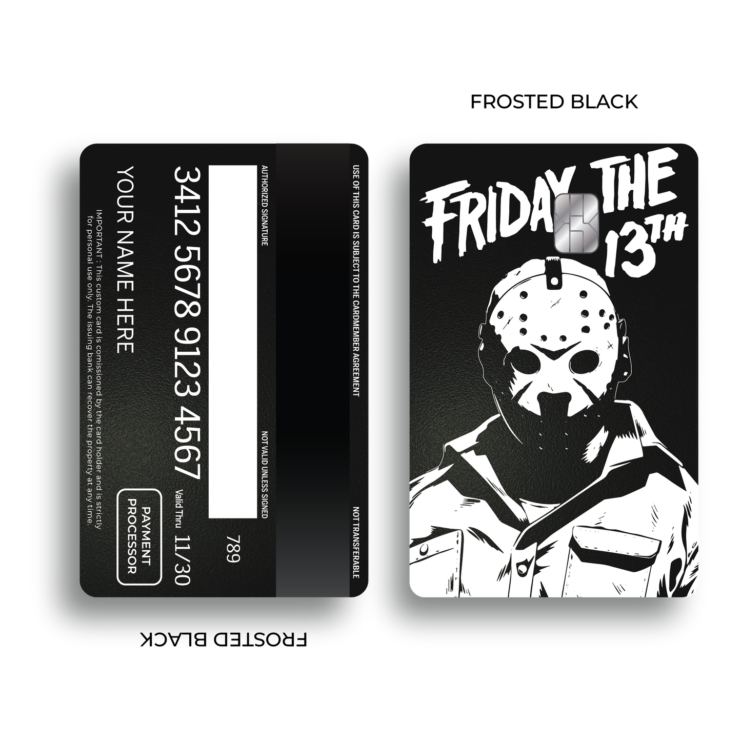 Metal Card Friday the 13th