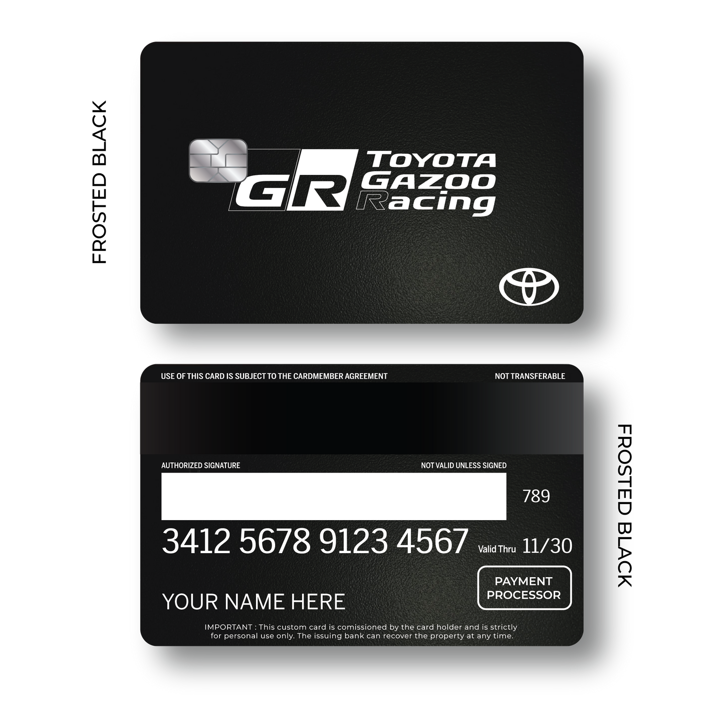 Metal Card Tóyota
