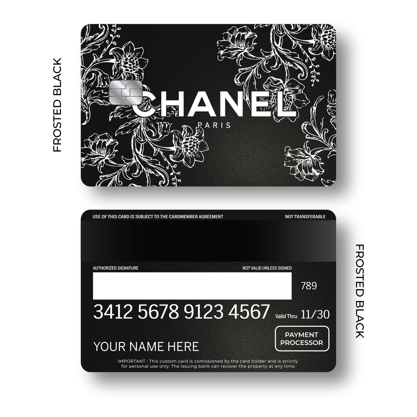 Metal Card Chanél