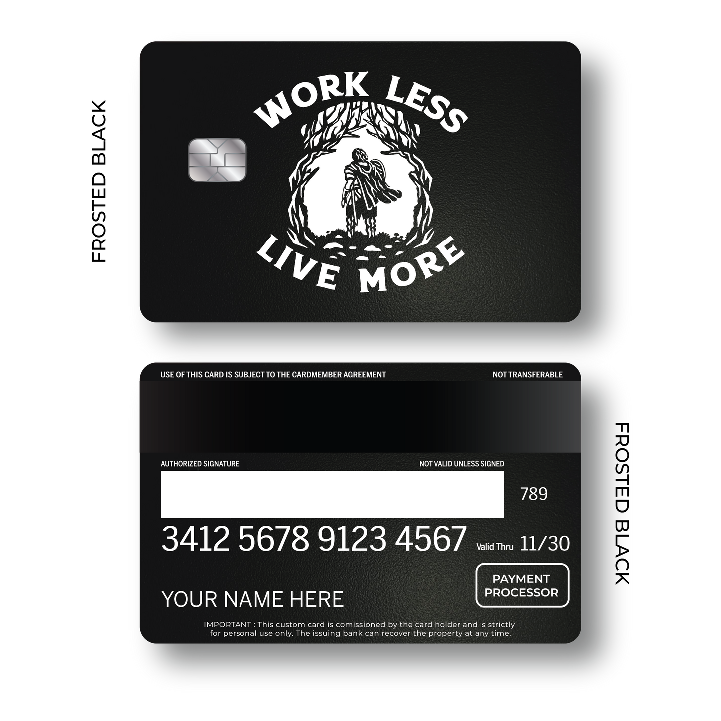 Metal Card Work Less