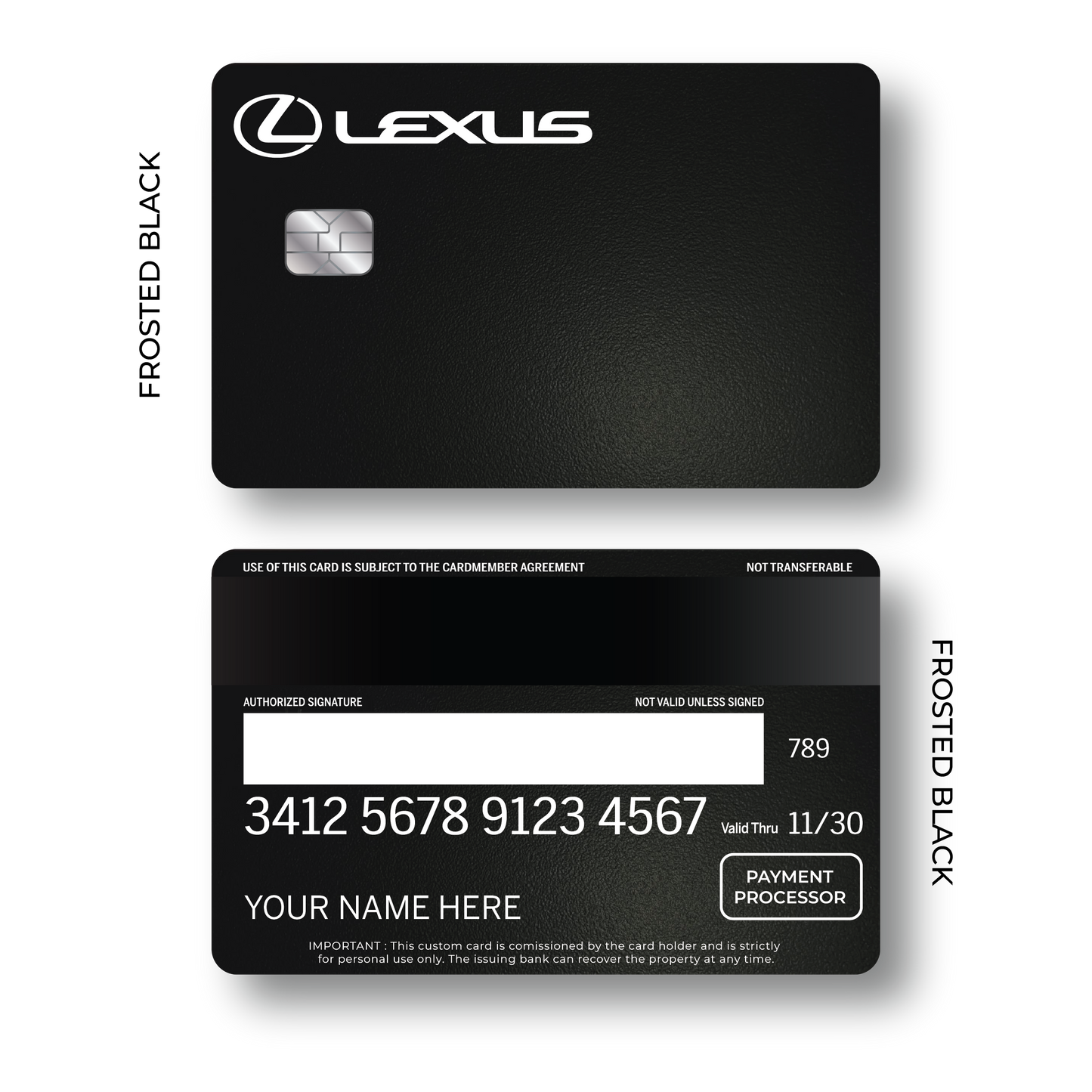 Metal Card Lexus