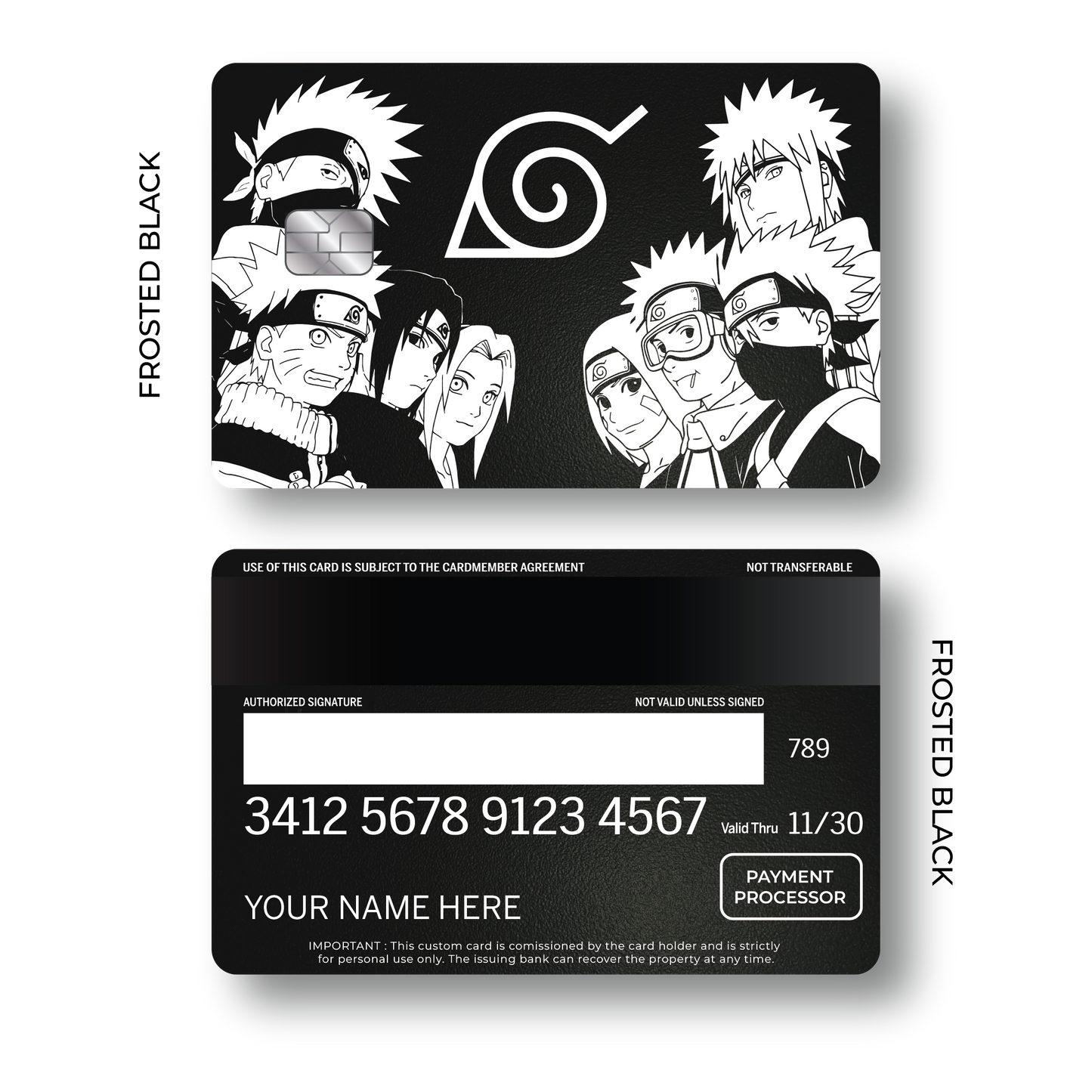 Metal Card Naruto Group