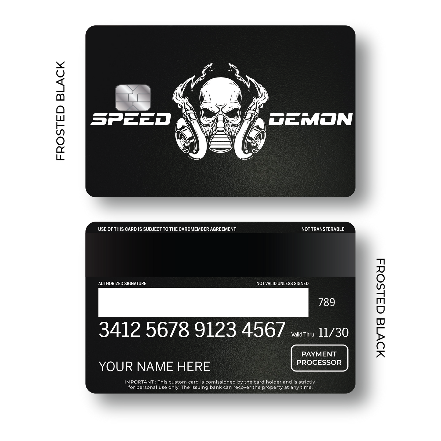 Metal Card Speed Demon