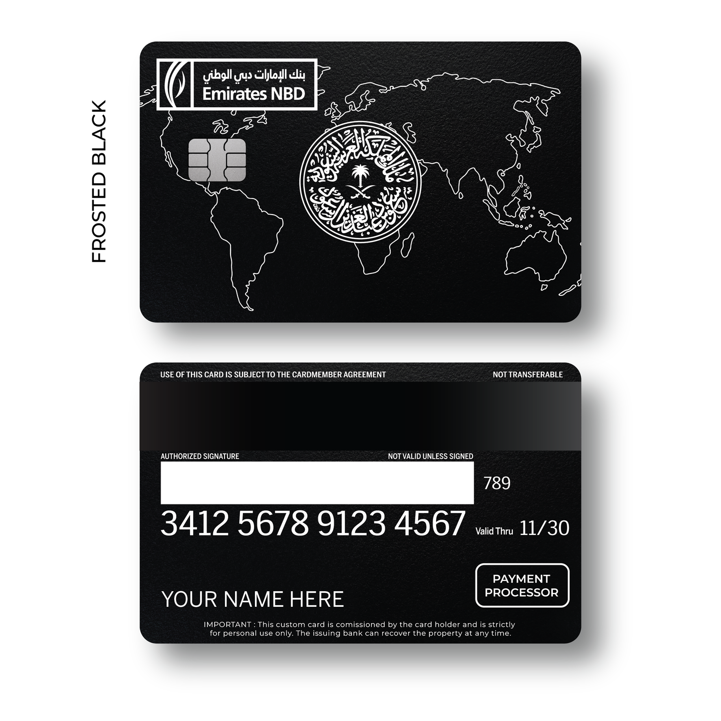 Metal Card Emirates Custom