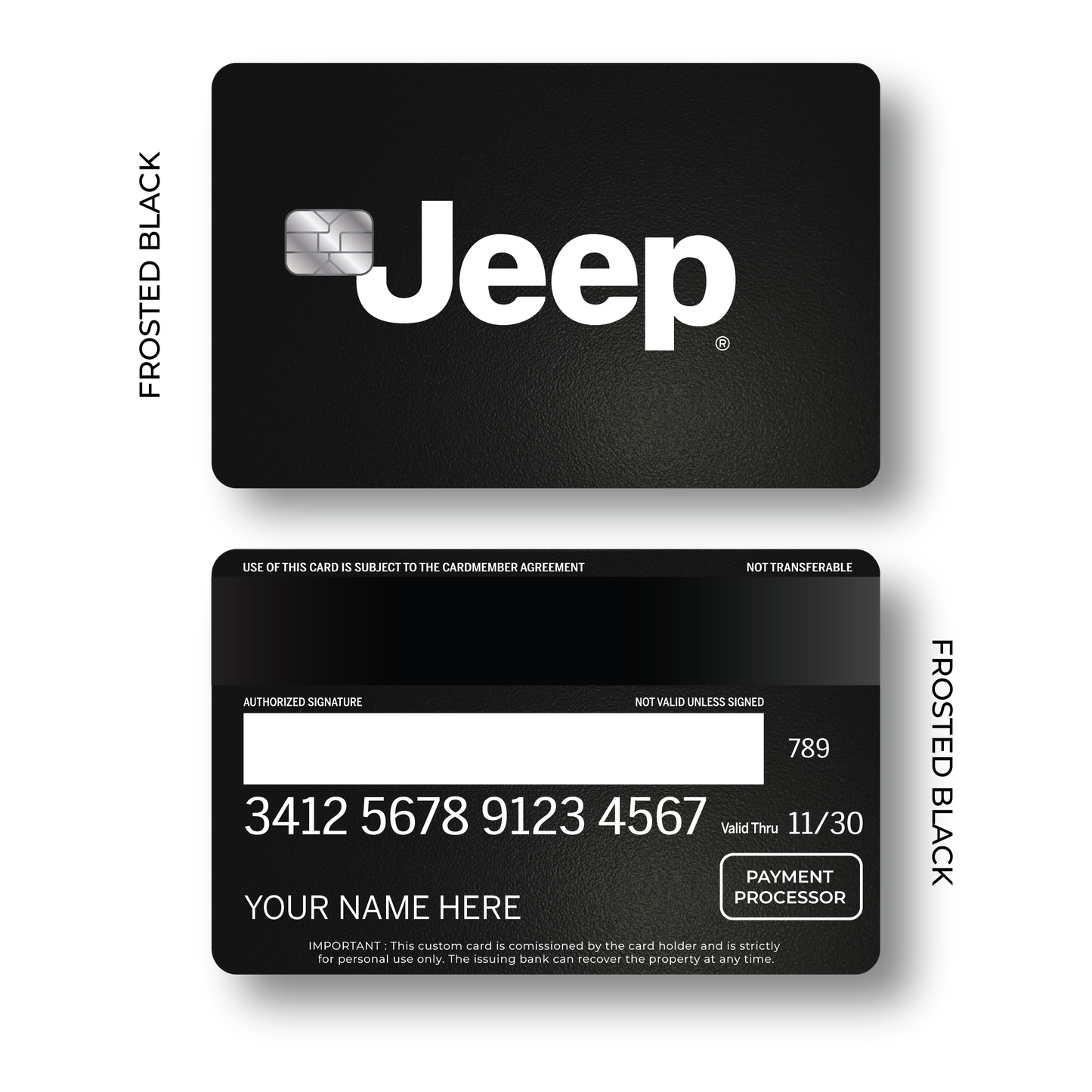 Metal Card Jeép