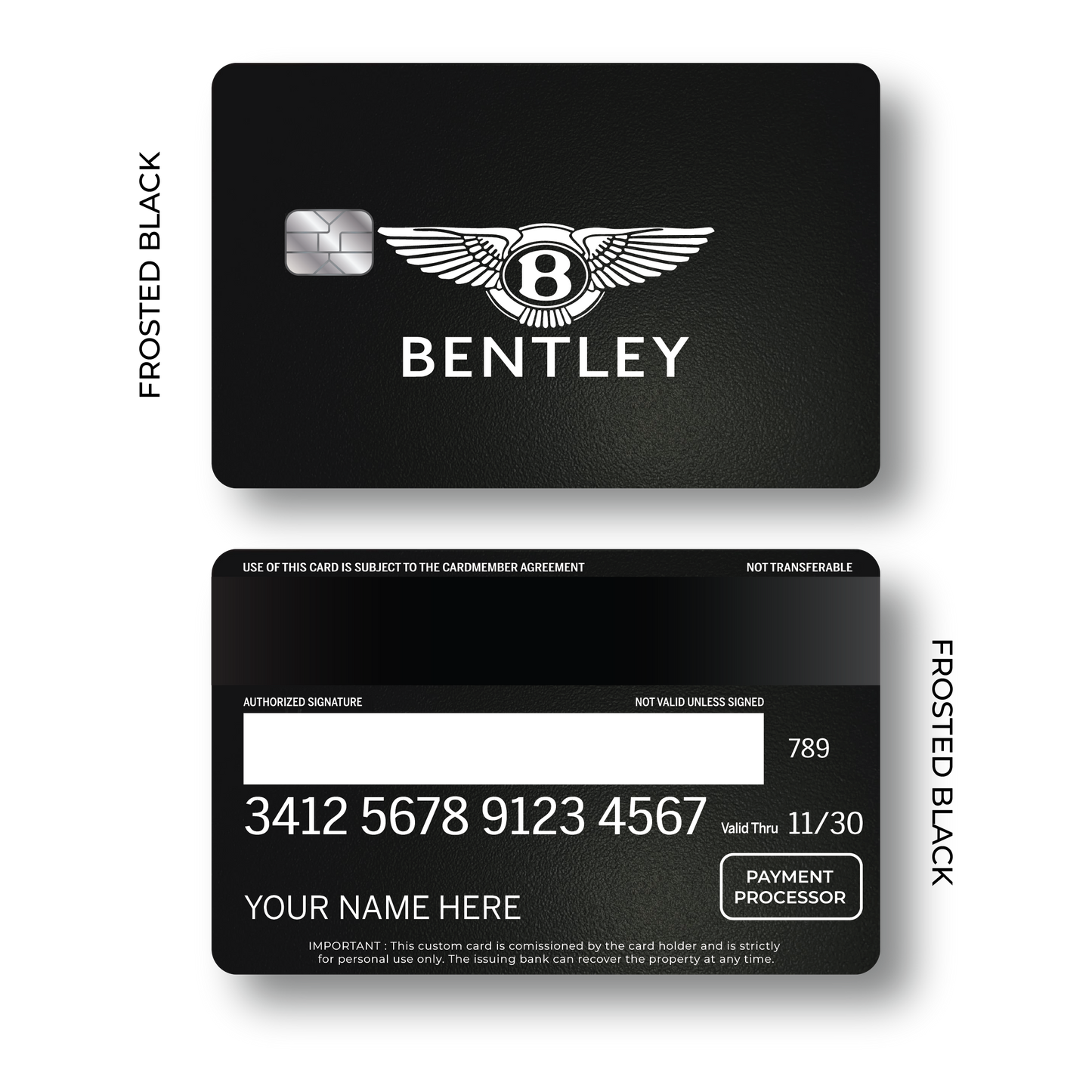 Metal Card Bentléy