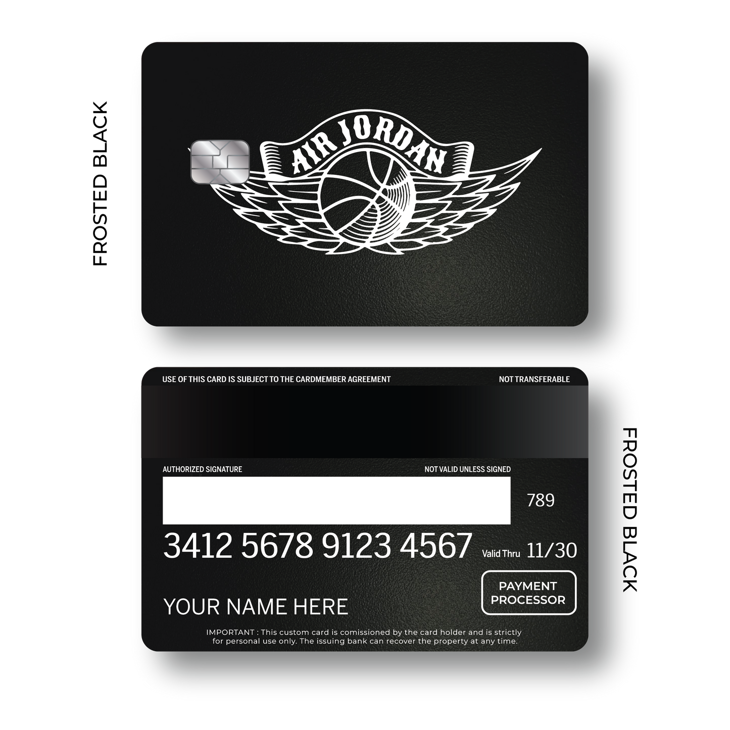 Metal Card Air Jordan