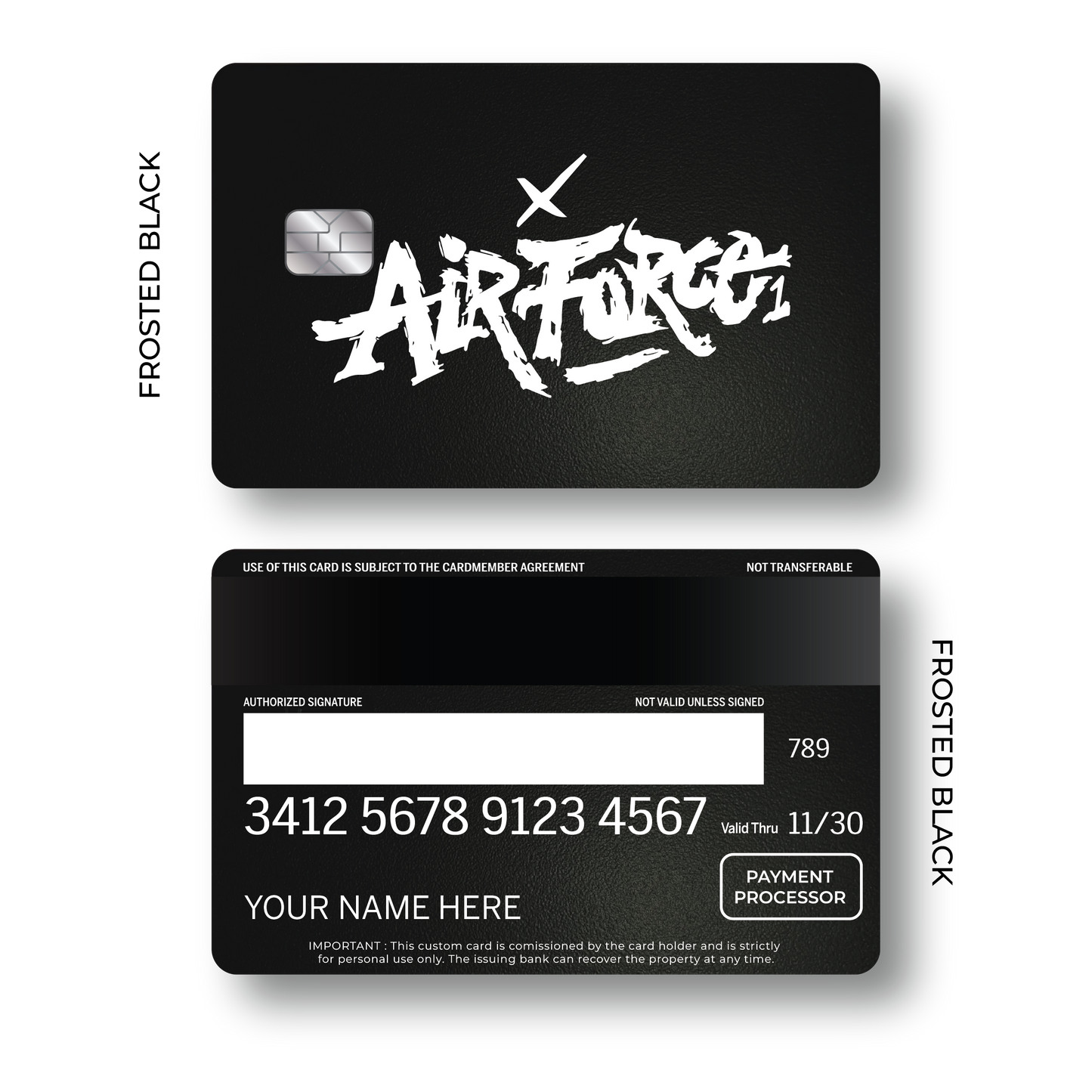 Metal Card Air Force