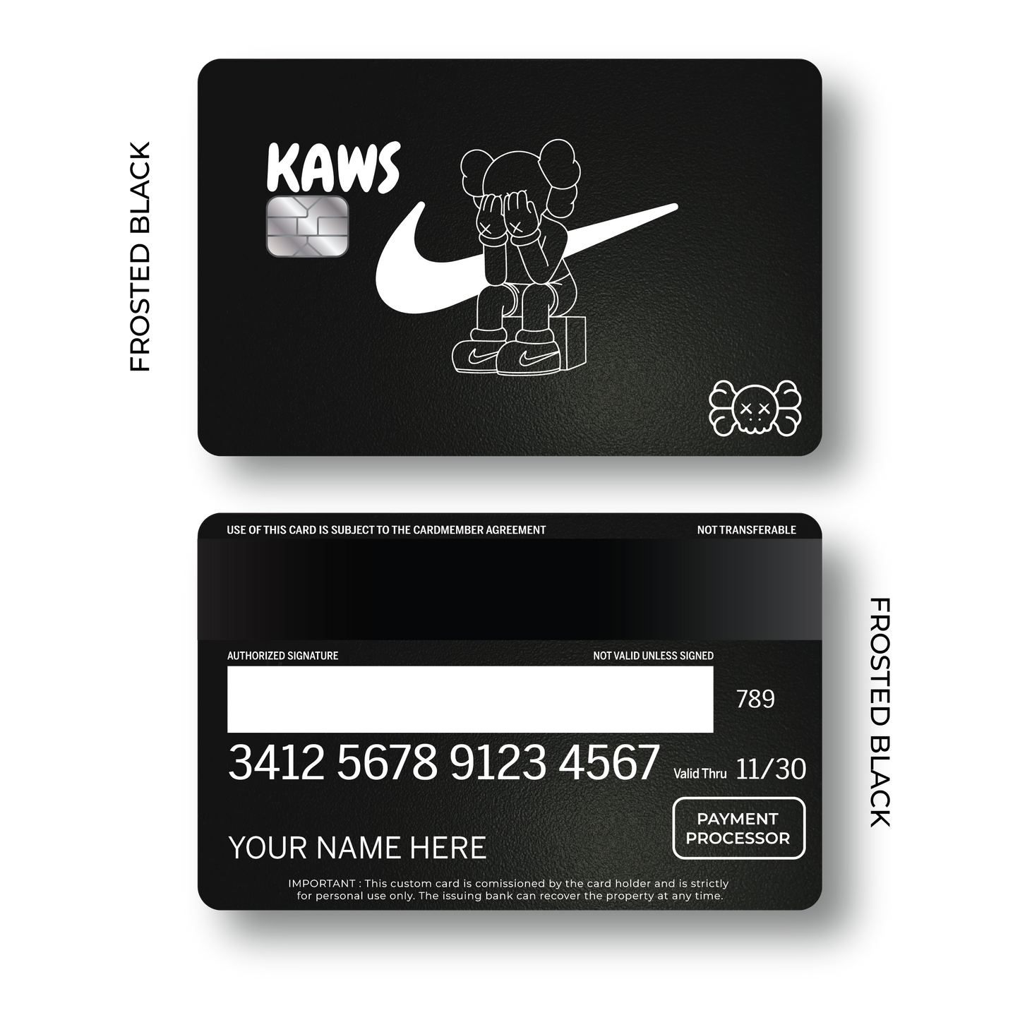 Metal Card Kaws