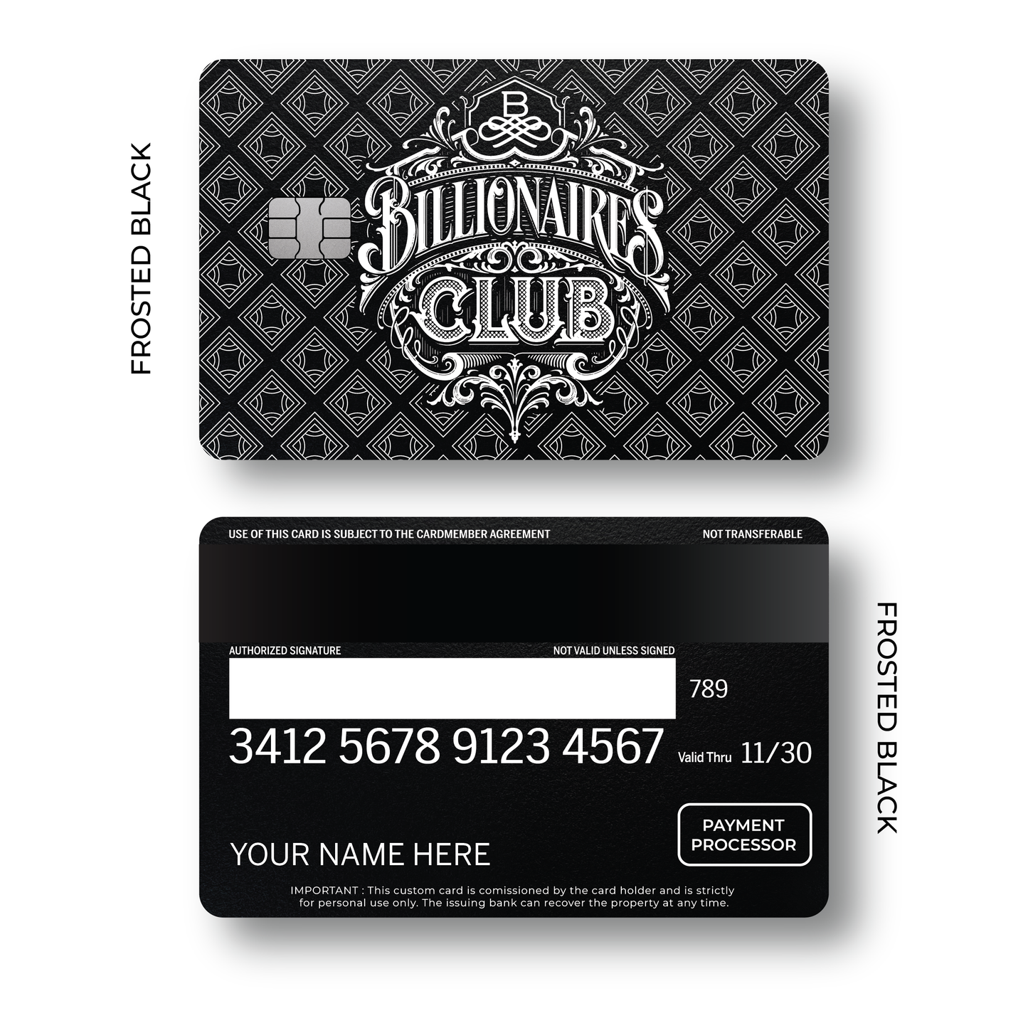 Metal Card Billionaires Club