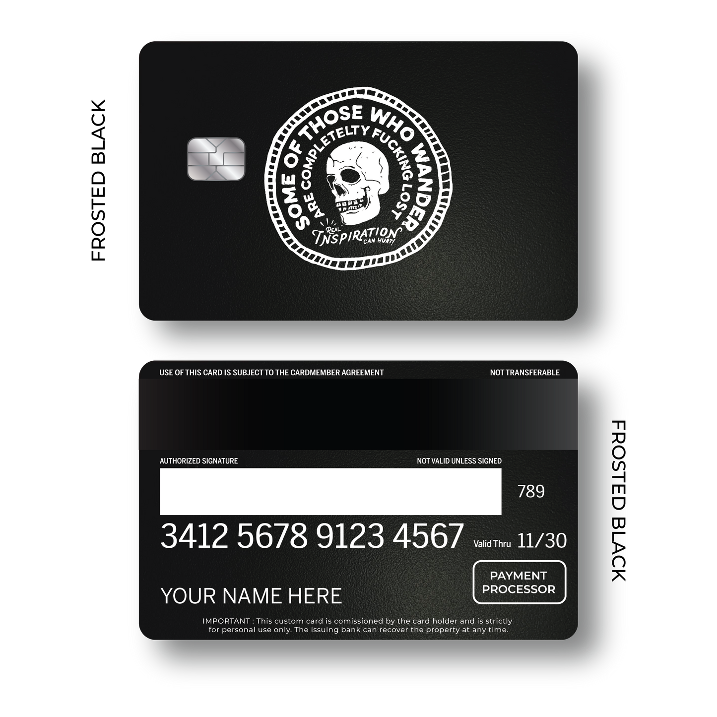 Metal Card Lost Wanderer