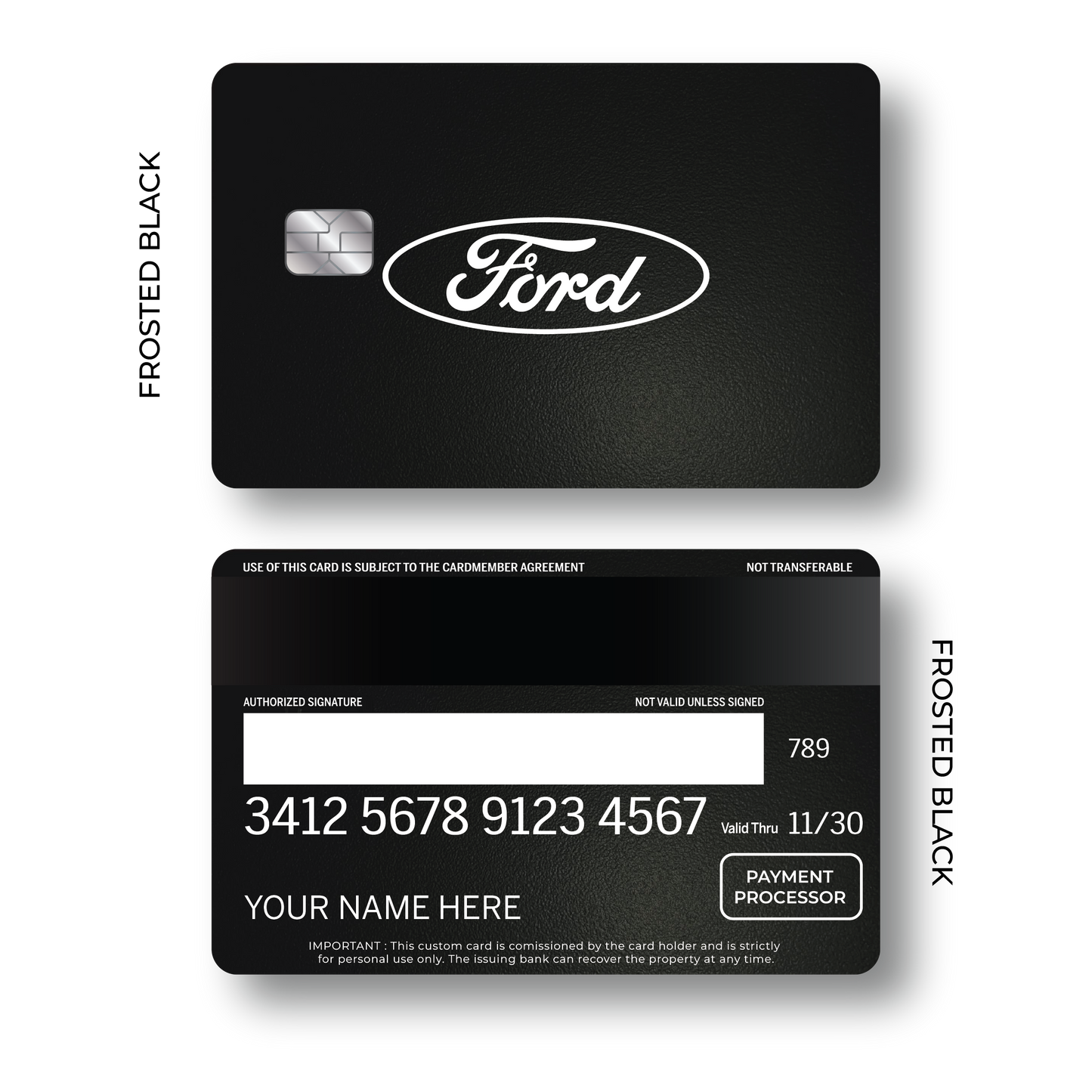 Metal Card Foŕd