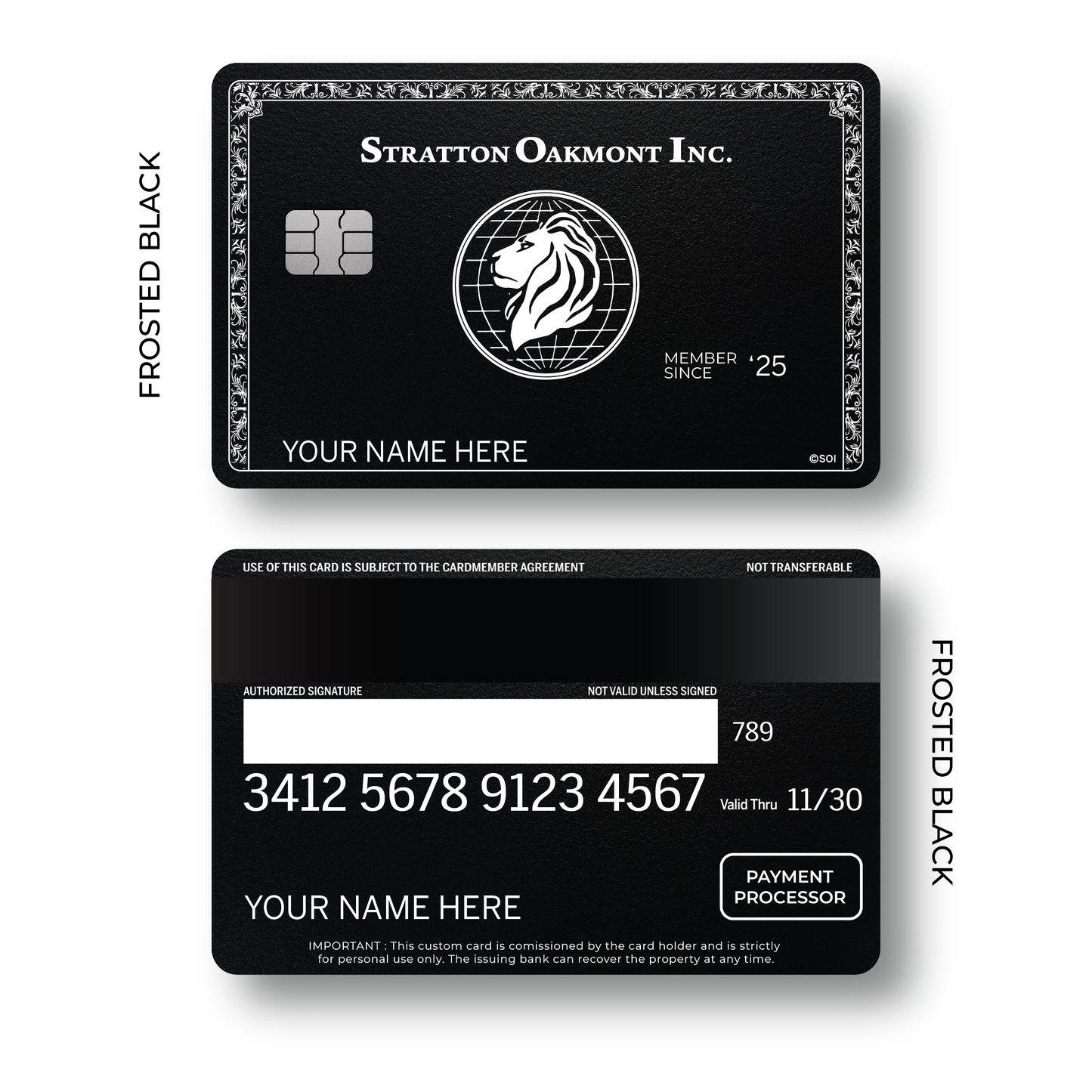 Metal Card Straton Oakmont