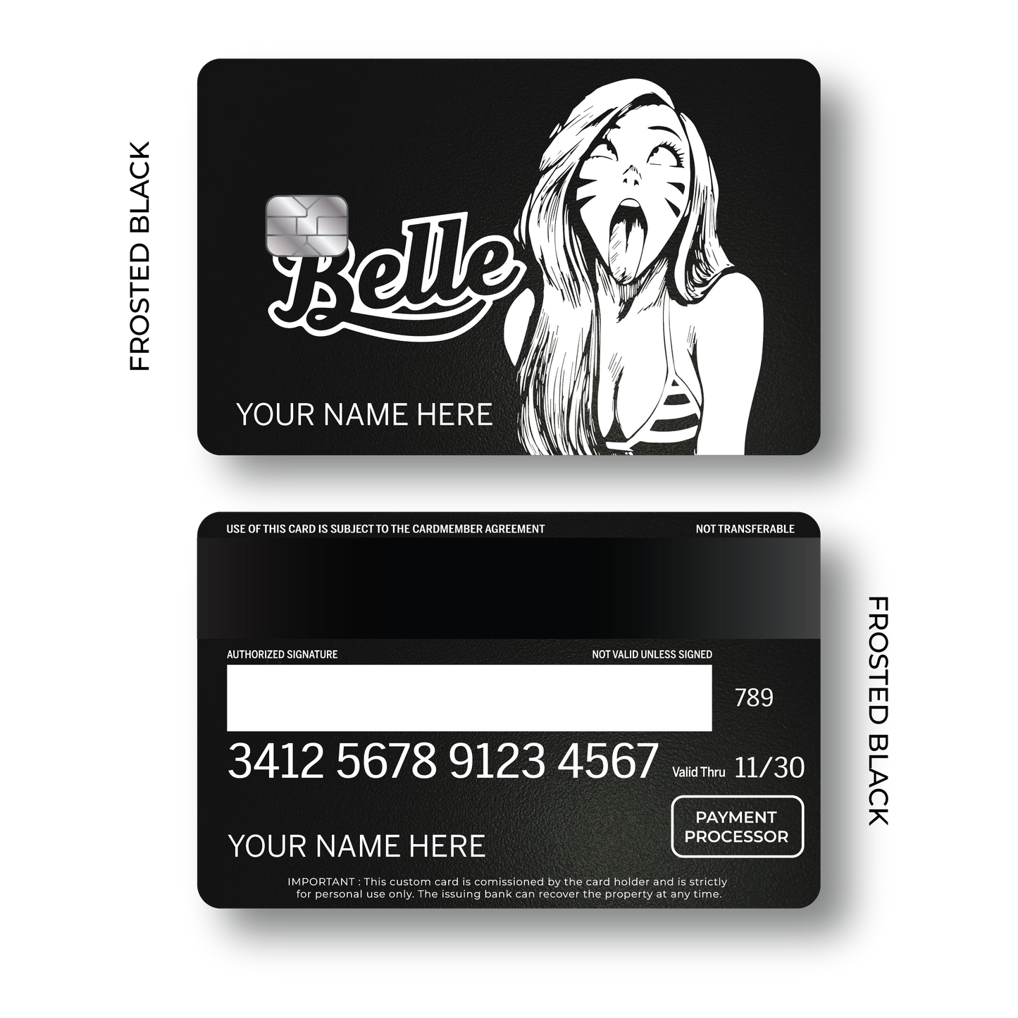 Metal Card Belle D