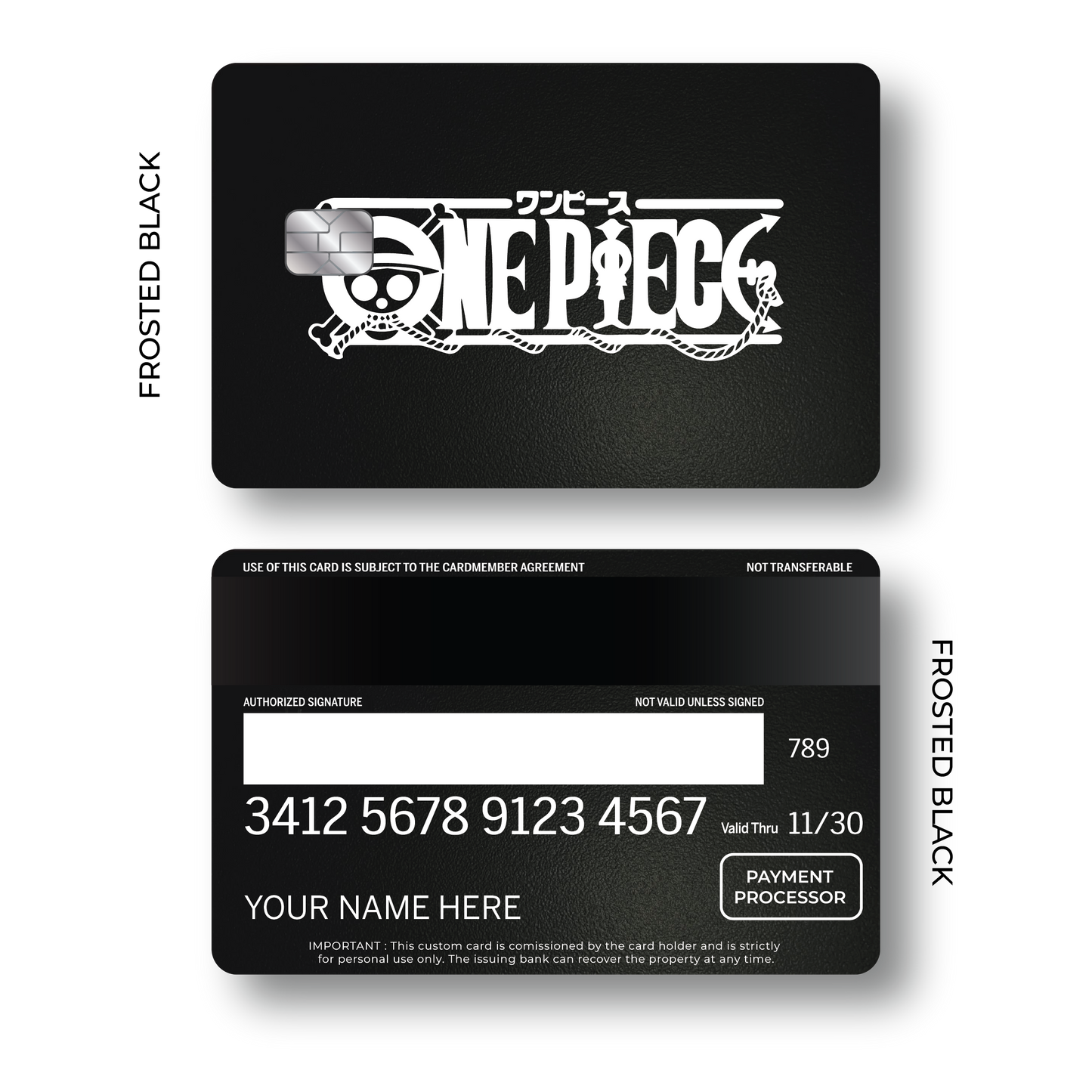 Metal Card One Piece