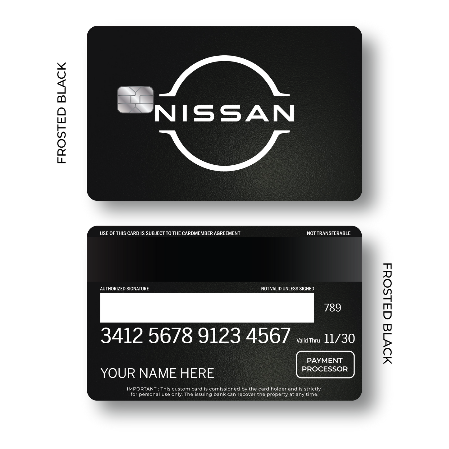 Metal Card Nissan