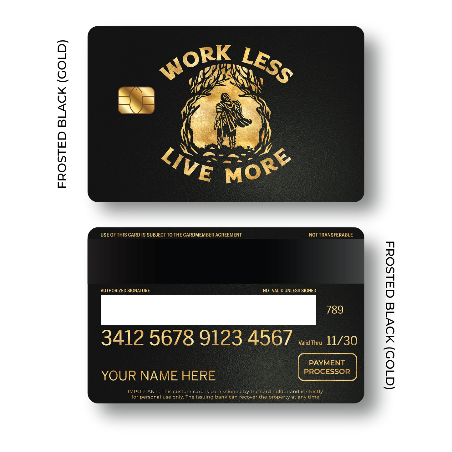 Metal Card Work Less