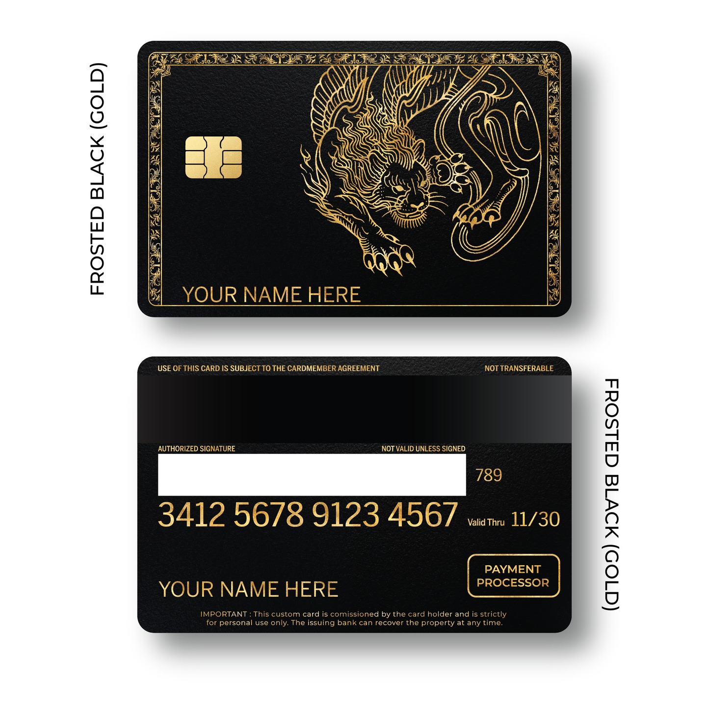 Metal Card The Alpha