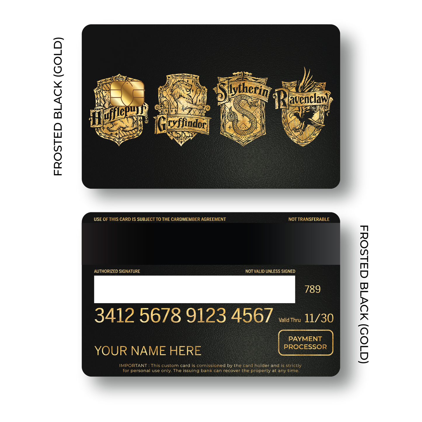 Metal Card HP Houses