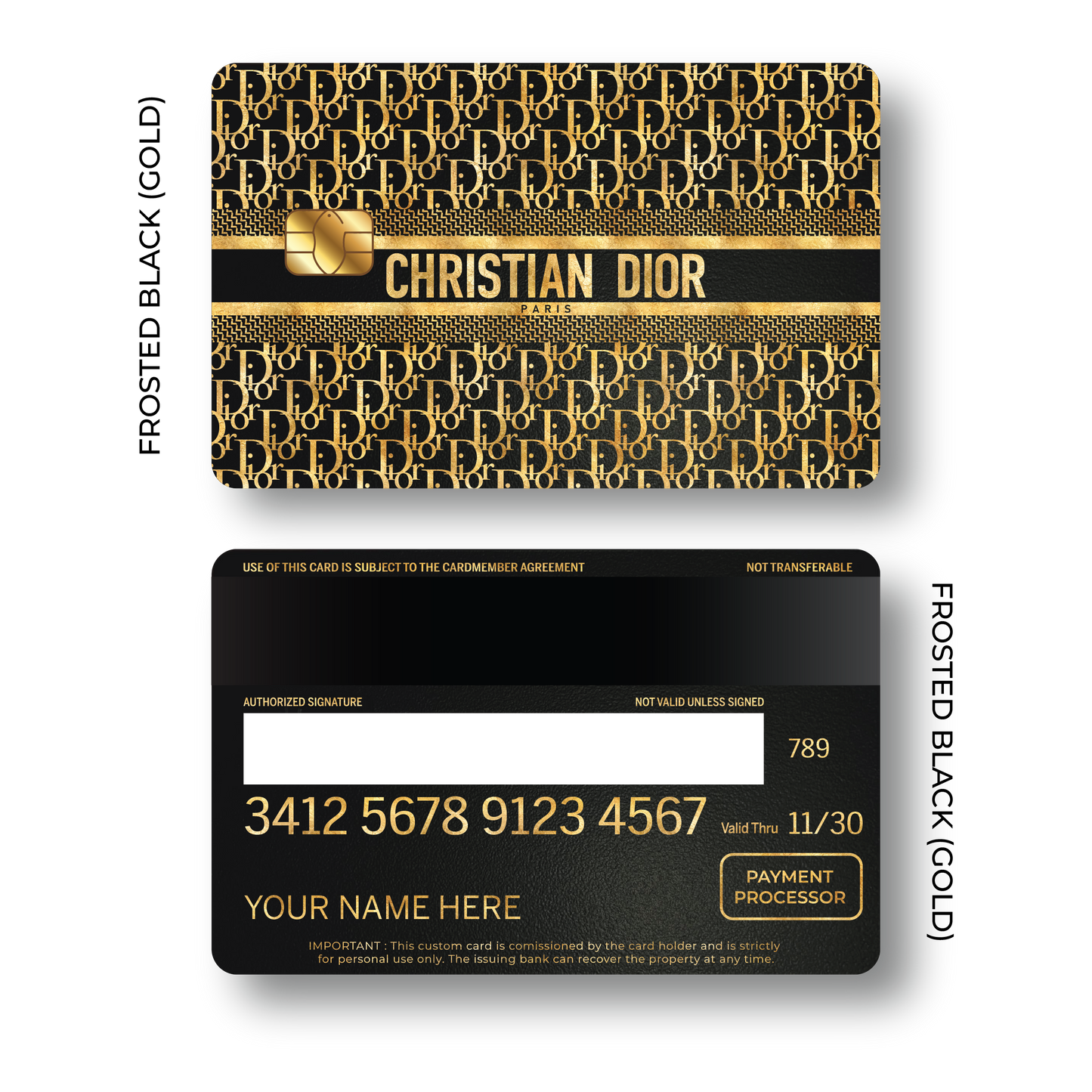Metal Card Díor