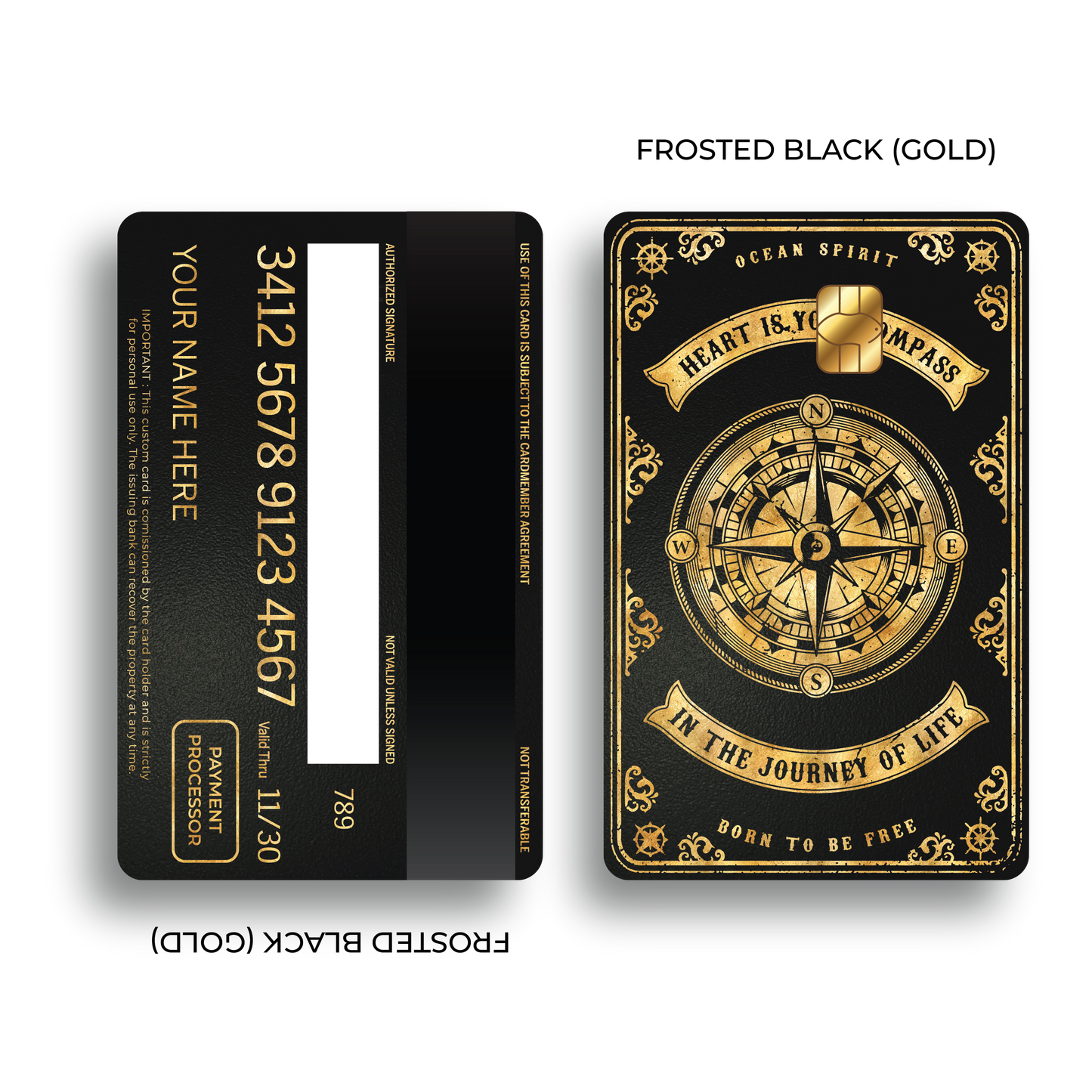 Metal Card Compass