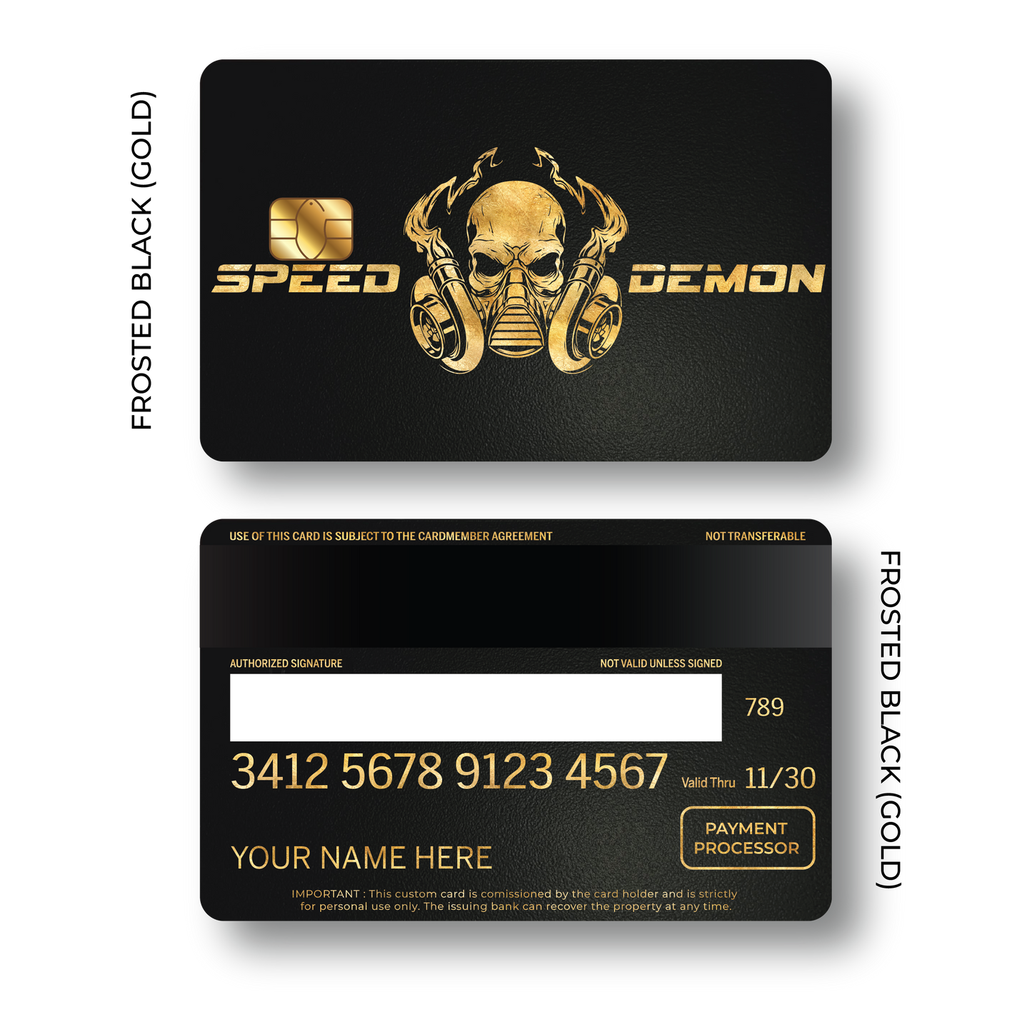 Metal Card Speed Demon