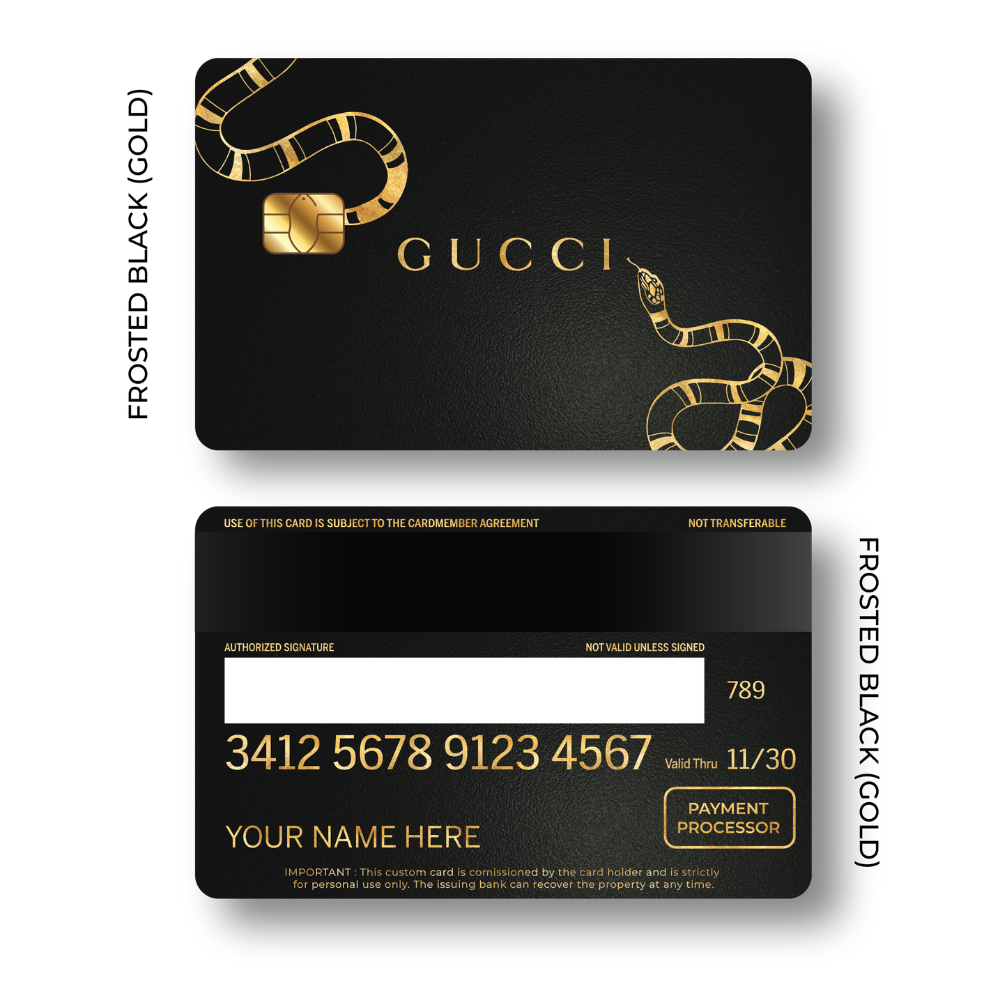 Metal Card Guccí