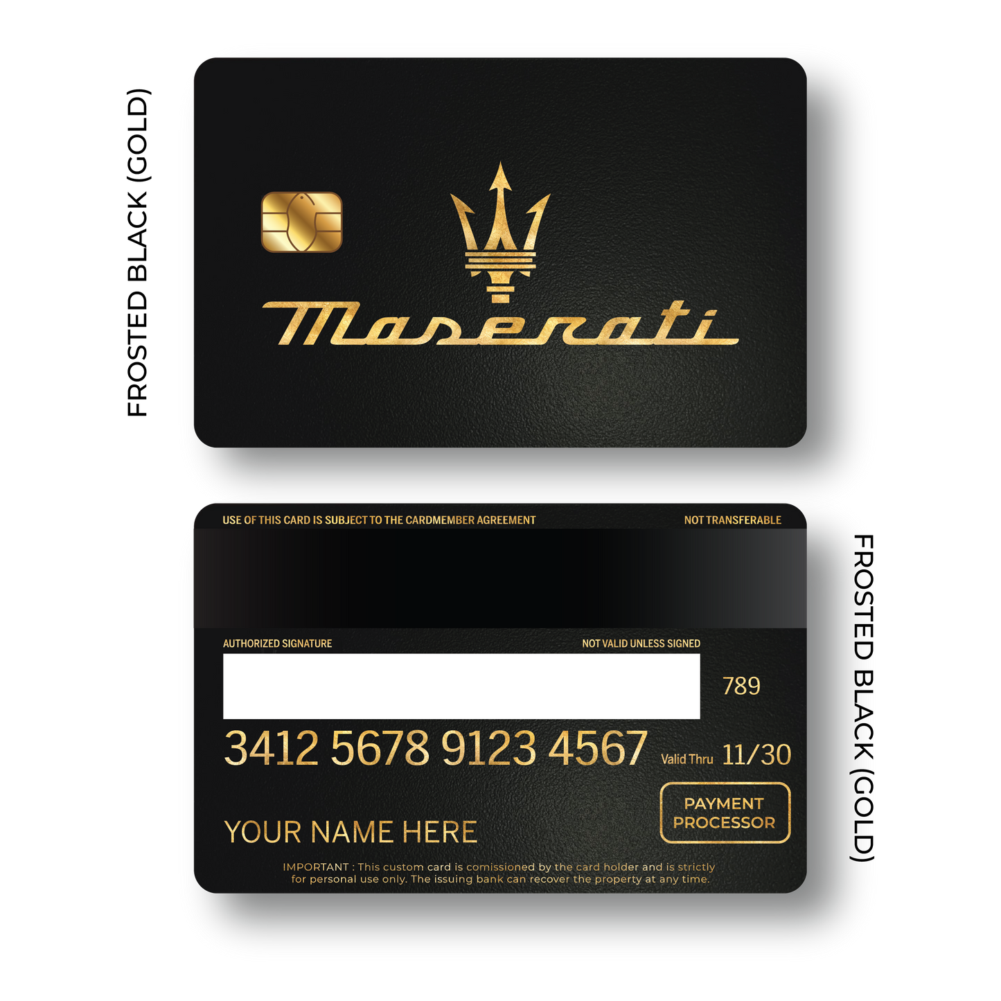 Metal Card Maseratí