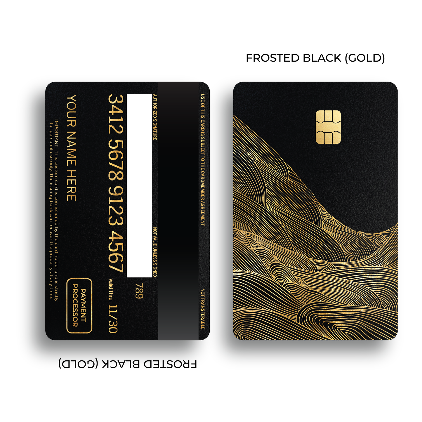 Metal Card Waves